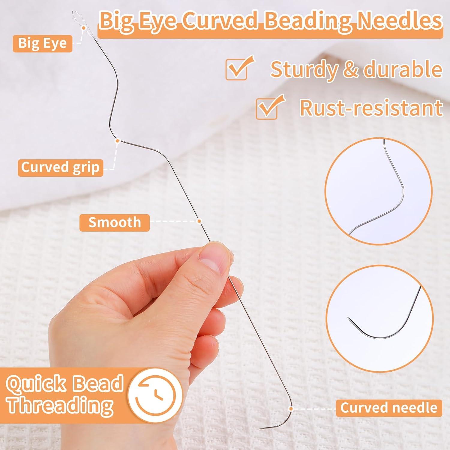 Juego de Agujas para Beading GarfxG 9 Piezas Acero Inoxidable