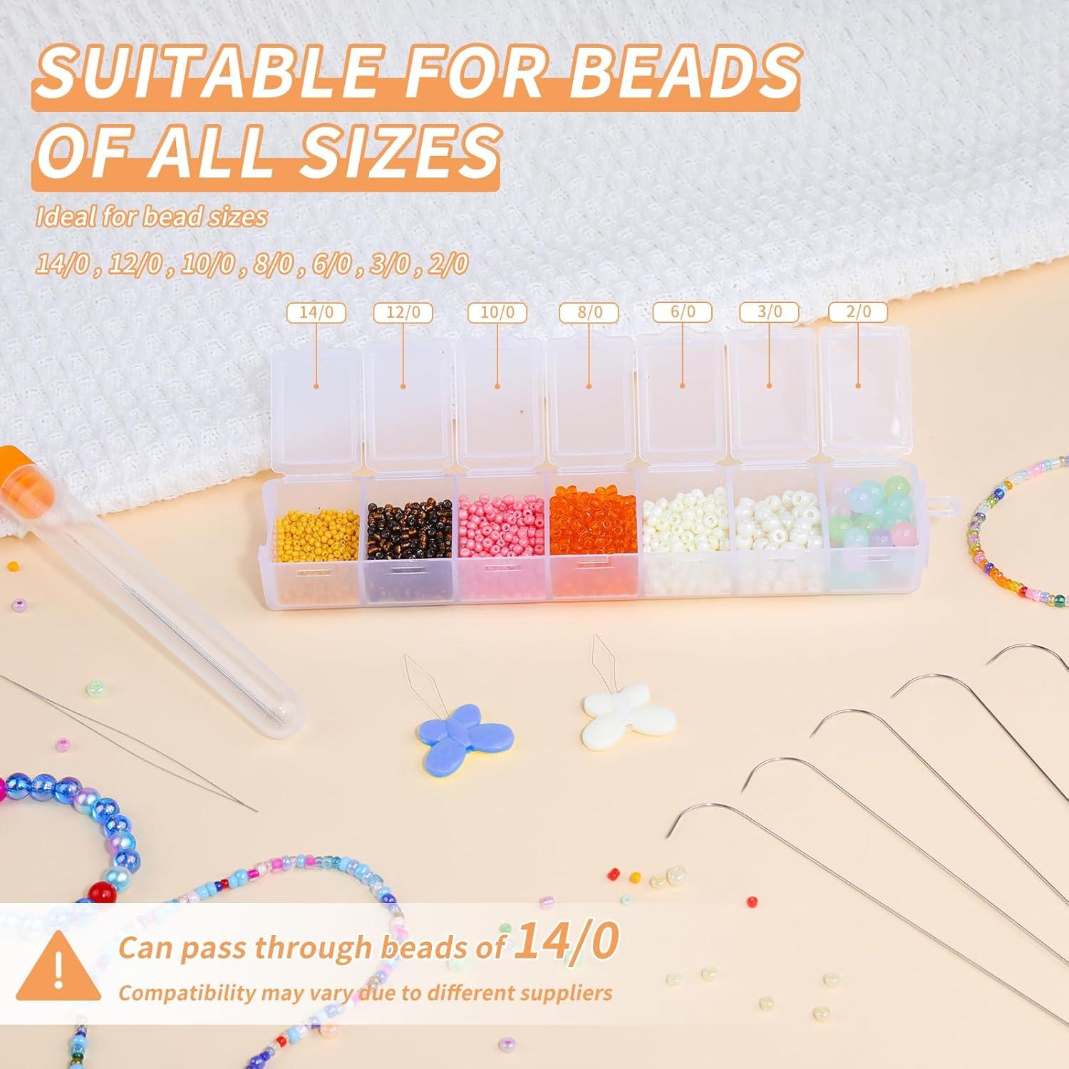 Juego de Agujas para Beading GarfxG 9 Piezas Acero Inoxidable