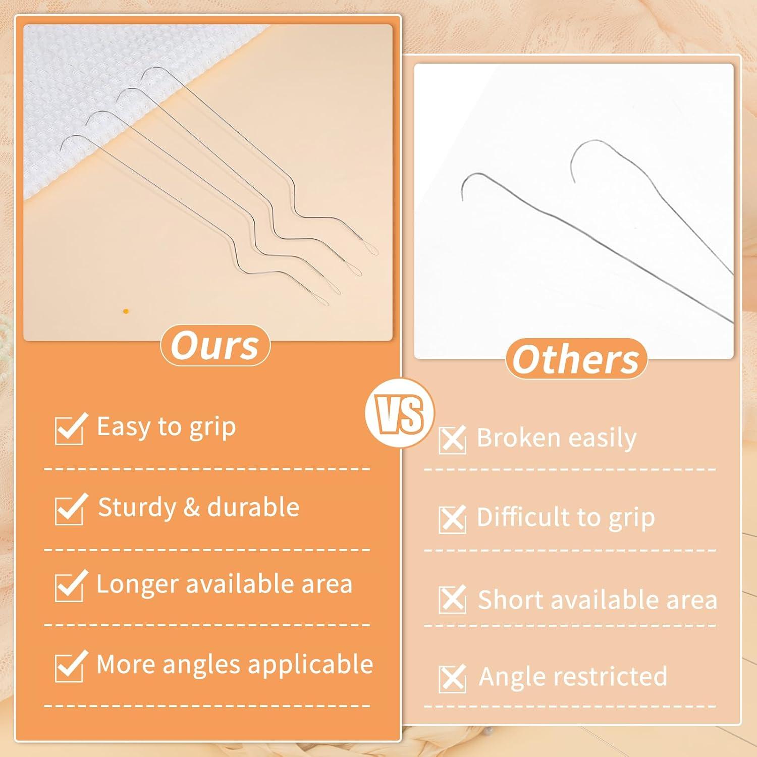 Juego de Agujas para Beading GarfxG 9 Piezas Acero Inoxidable