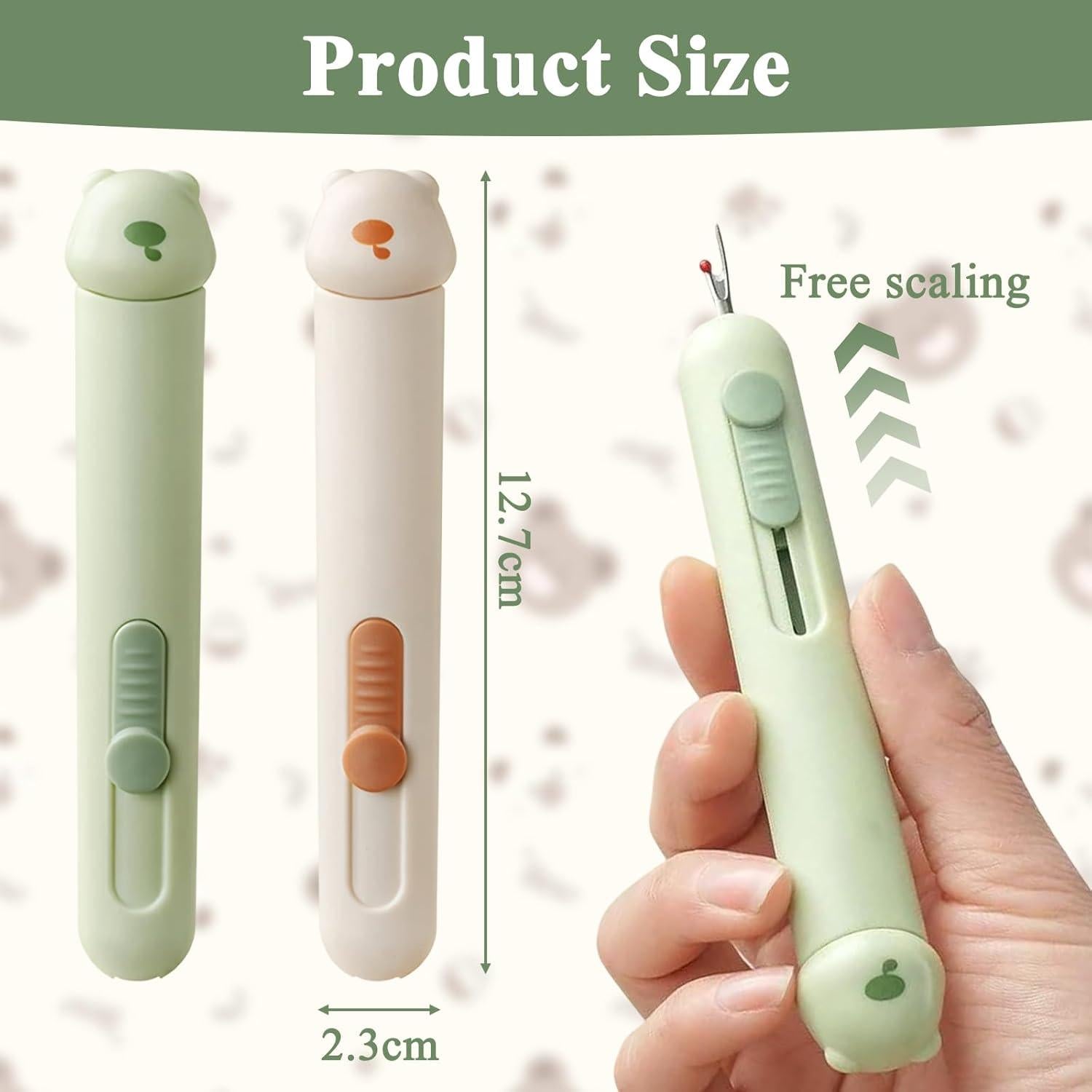 Enhebrador de agujas y descosedor 2 en 1 ROBOHOOK - 3 Piezas