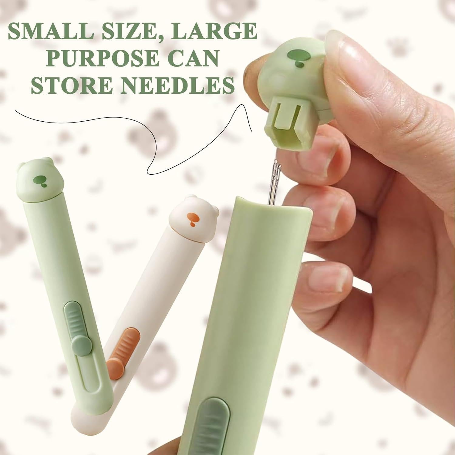 Enhebrador de agujas y descosedor 2 en 1 ROBOHOOK - 3 Piezas