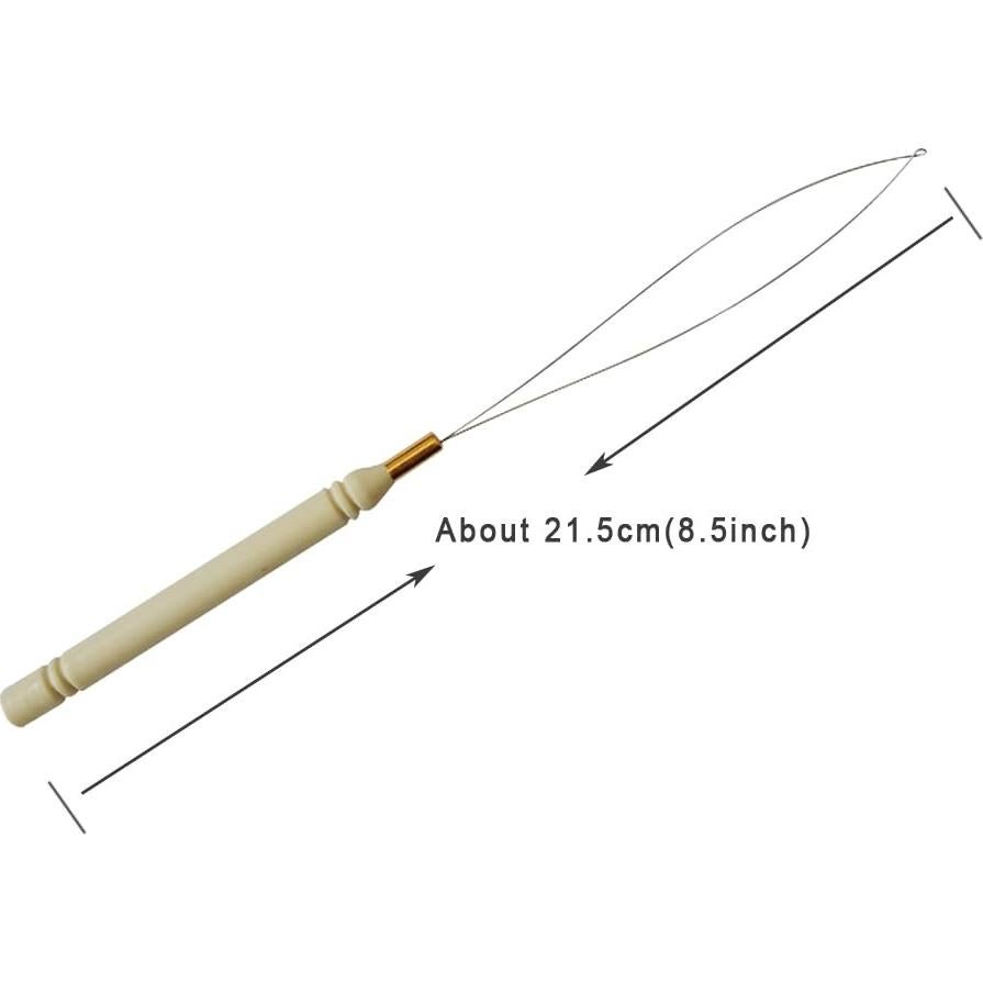 Kit de Herramientas para Extensiones de Cabello YANTAISIYU - 200 Perlas, Alicate y Agujas