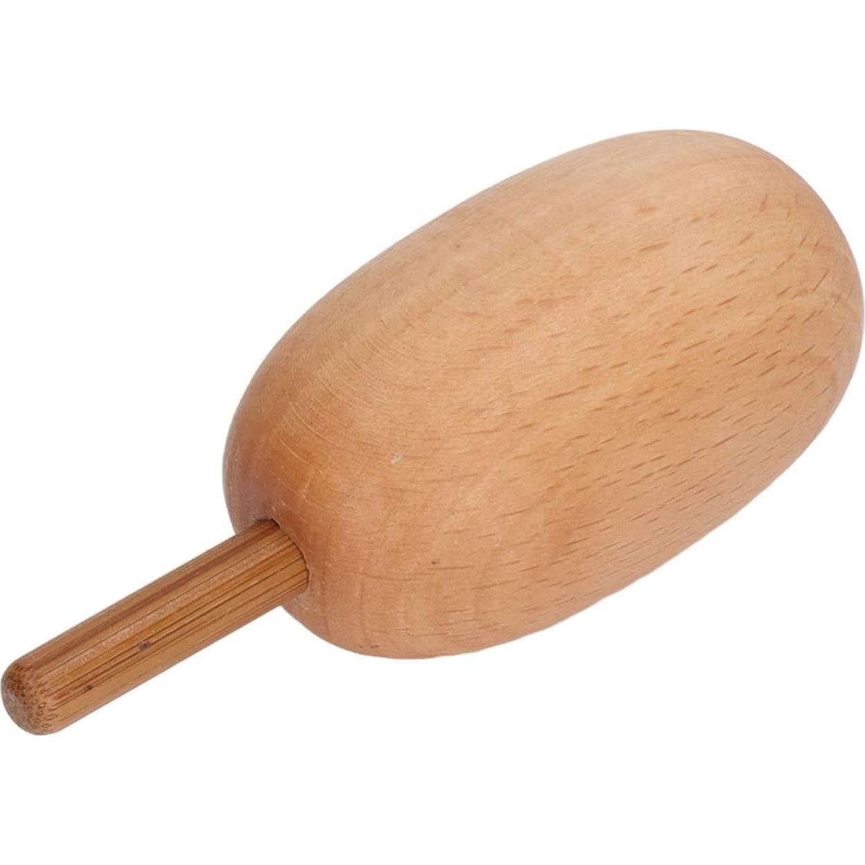 Huevo de Zurcir de Madera Sonew - Herramienta de Costura 8x5x4cm