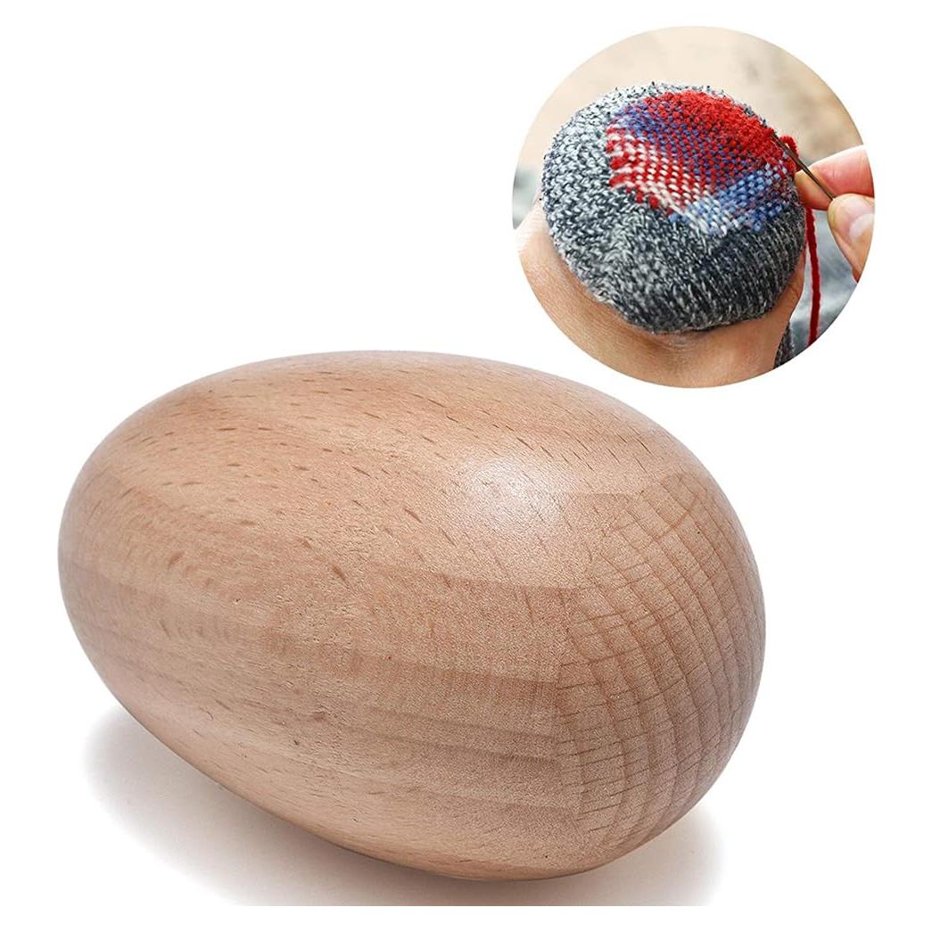 Huevos de Remiendo de Madera Genérico para Costura - 1 Pieza