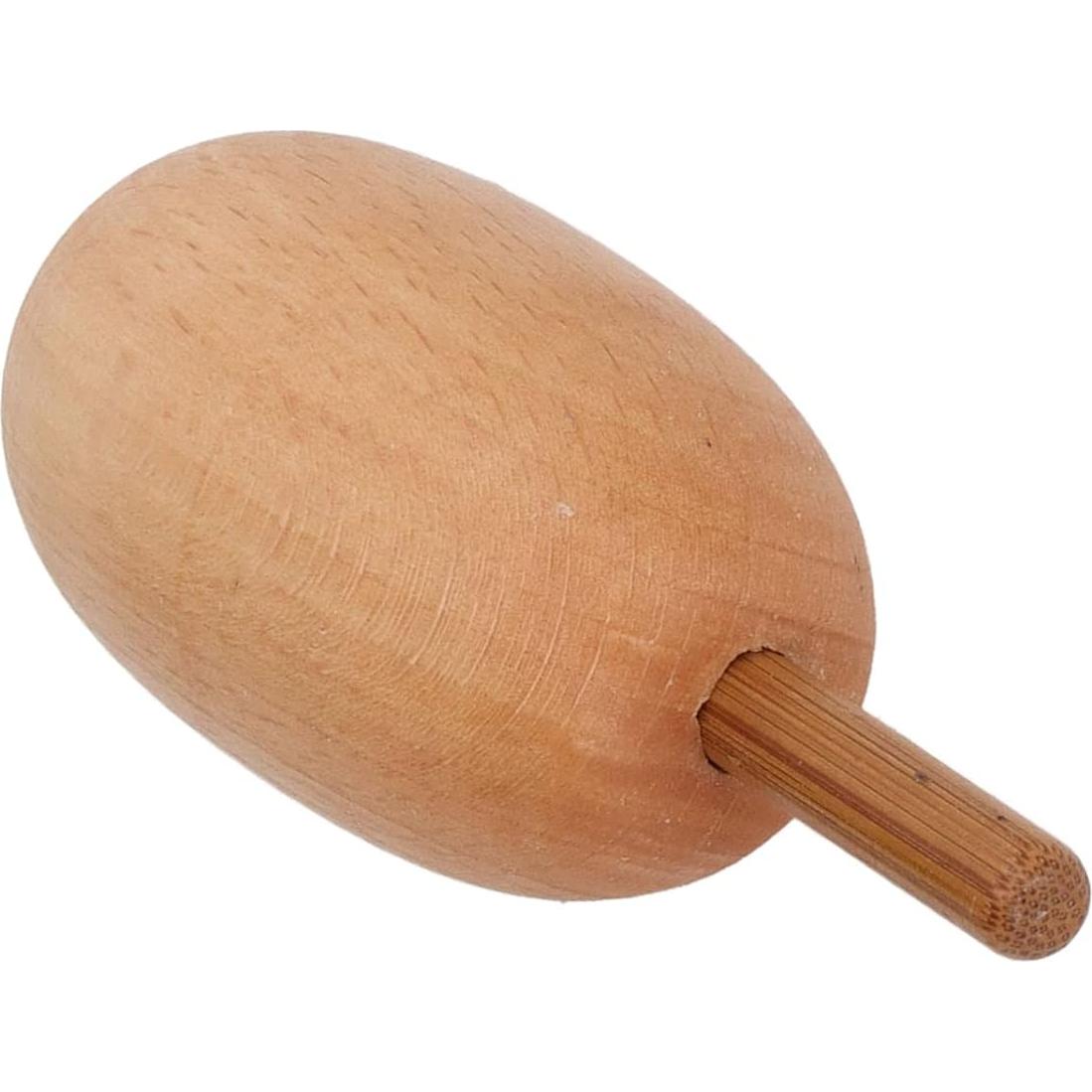 Huevo de Remendar de Madera Haya ZJchao 6x3.7cm para Costura