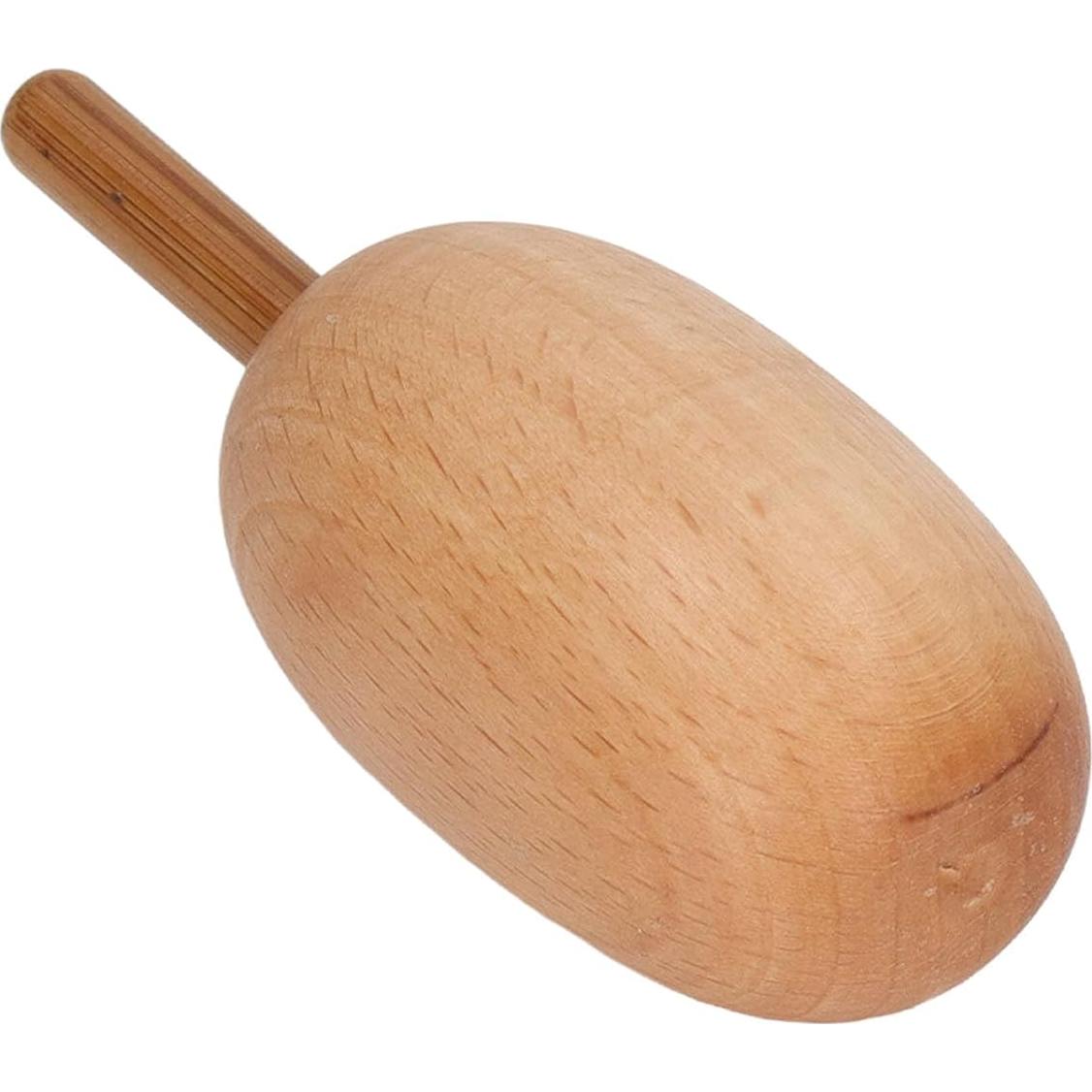 Huevo de Remendar de Madera Haya ZJchao 6x3.7cm para Costura