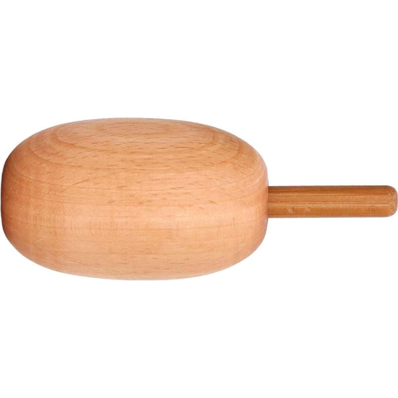 Huevo de Remendar de Madera Aramox con Aguja - 6x3.7 cm