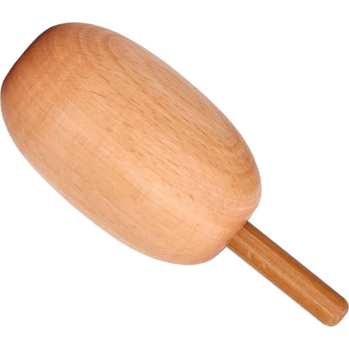 Huevo de Remendar de Madera Aramox con Aguja - 6x3.7 cm