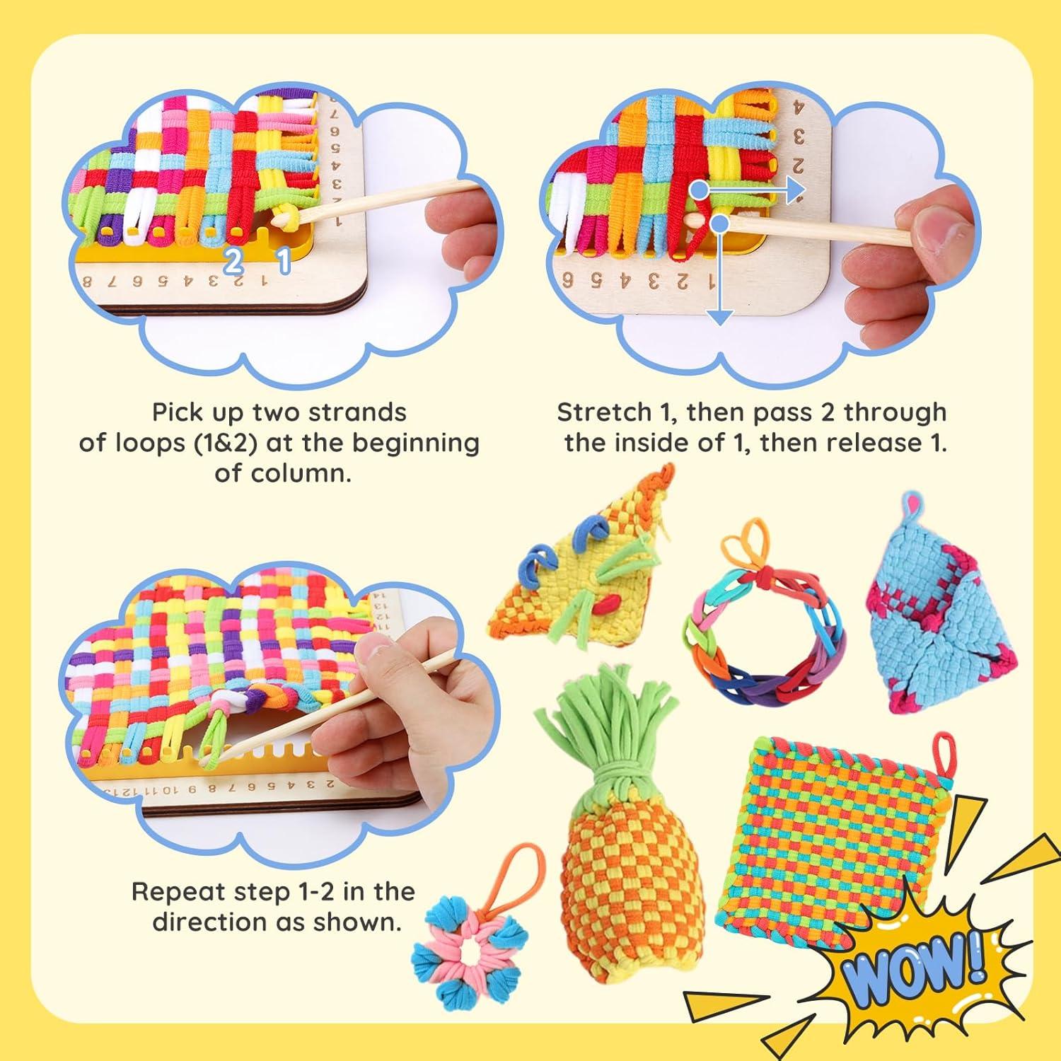 Kit de Telar de Metal DREMTOY 17.78 cm para Manualidades DIY