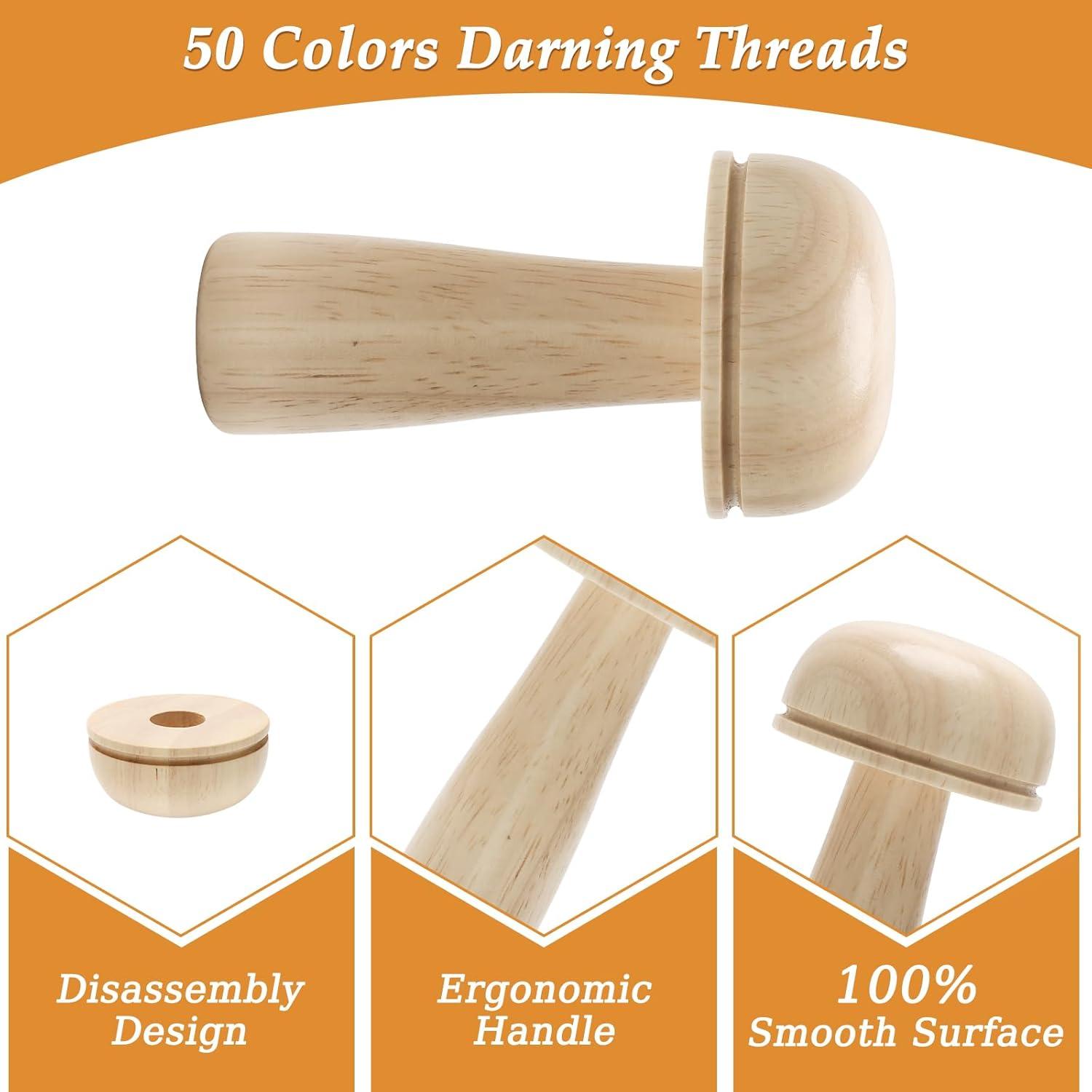 Set de Darners Windspeed para Calcetines - 14 Ganchos, 9 Agujas, 50 Hilos