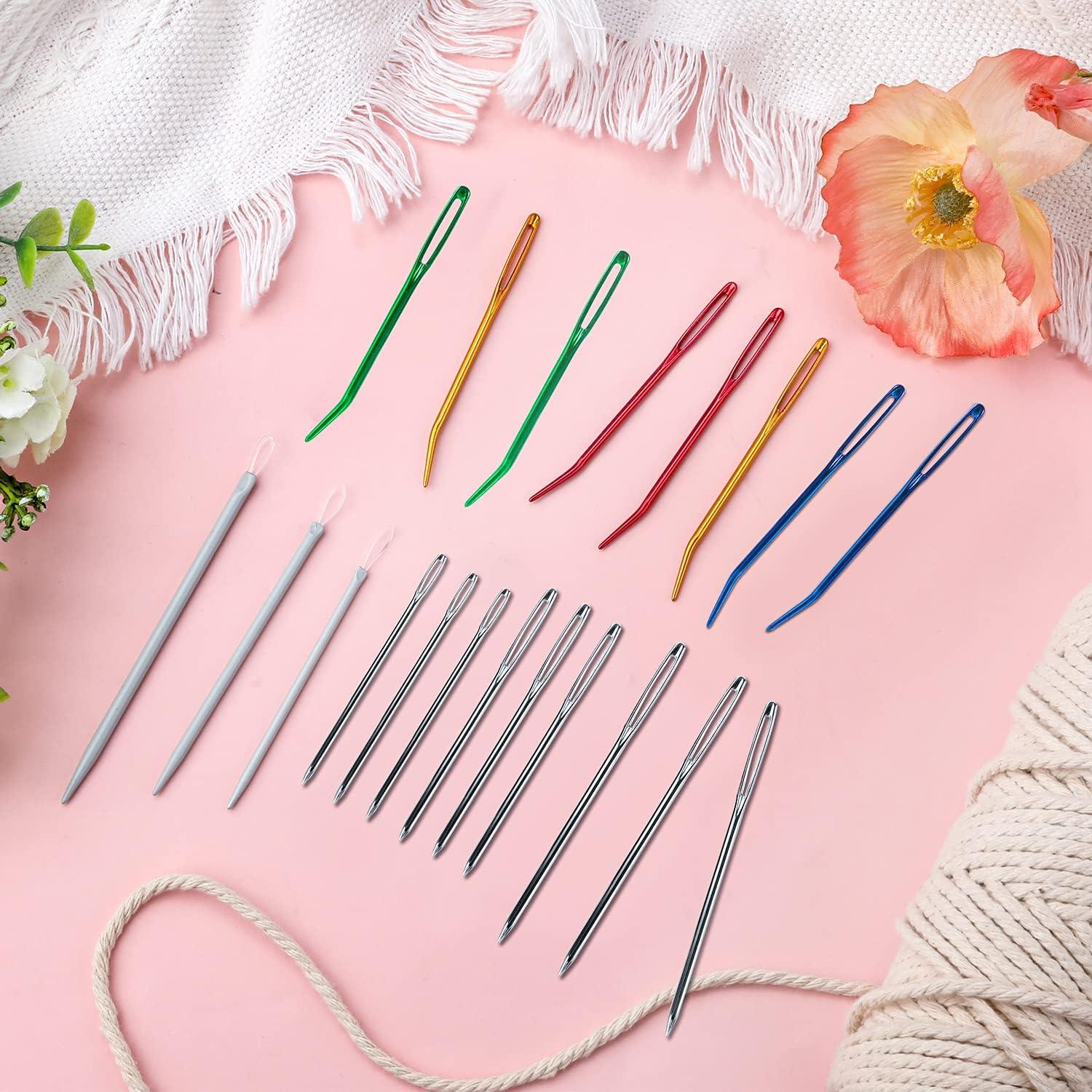 20 Agujas de Darnado SAVITA de Acero Inoxidable con Botellas