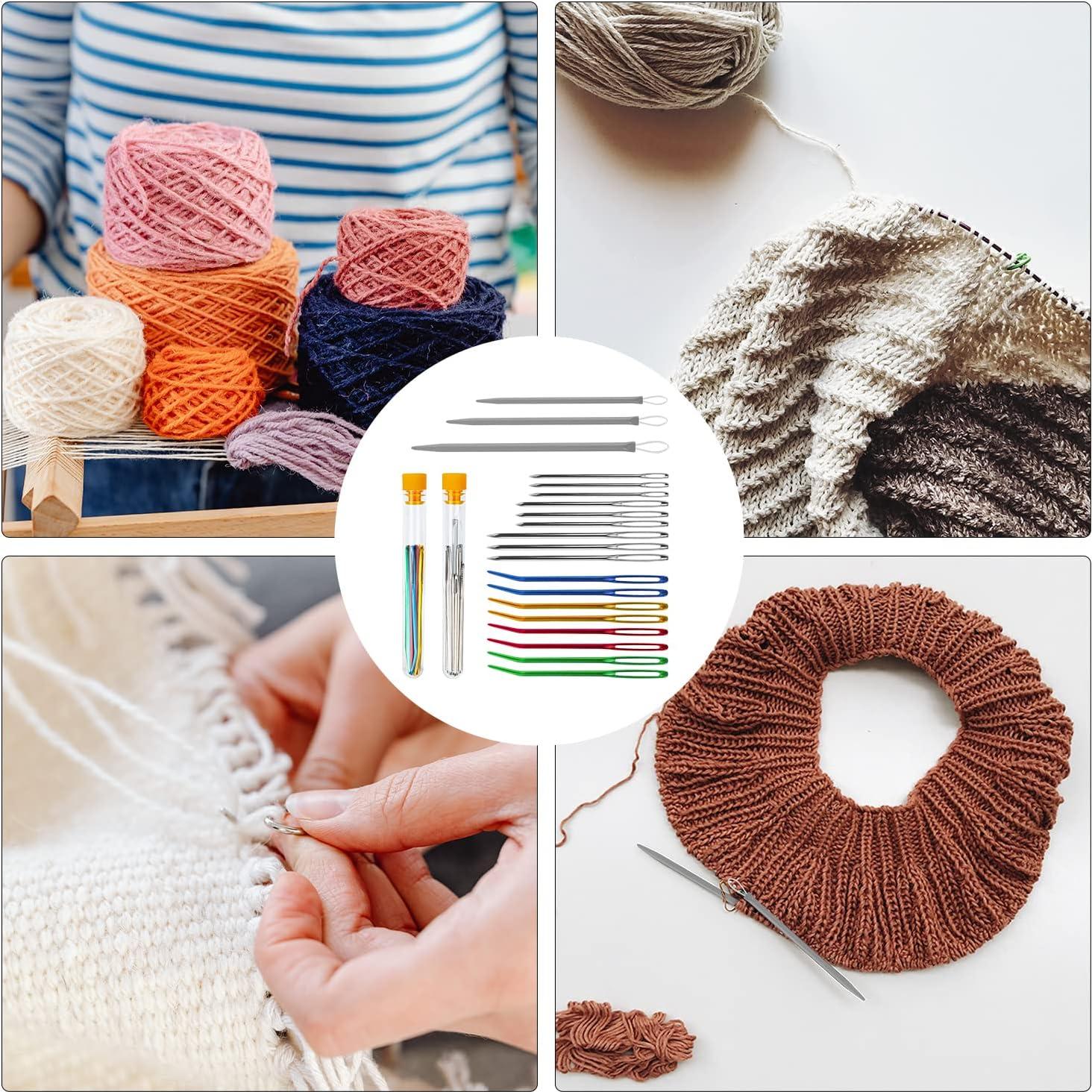 20 Agujas de Darnado SAVITA de Acero Inoxidable con Botellas