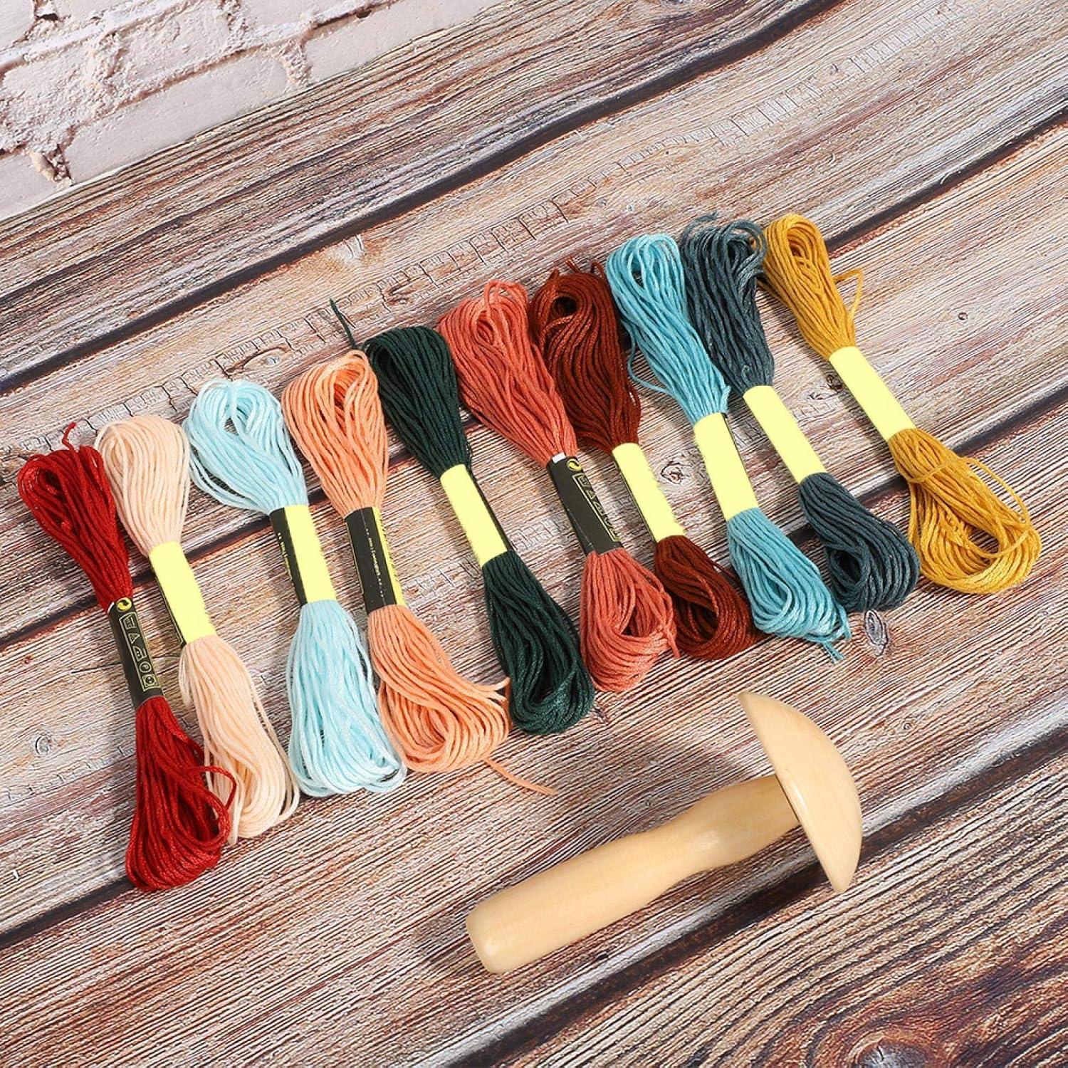 Hilo de Remendar Oumefar para Calcetines - Kit de Costura 10 Colores