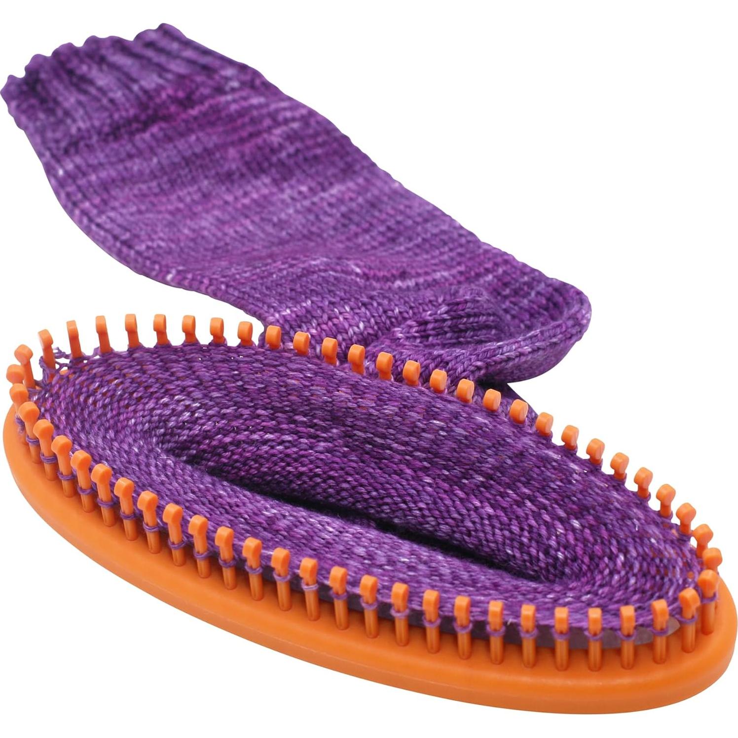 Telar de Calcetines Auténticos - Paquete de 2 Aguja Fina