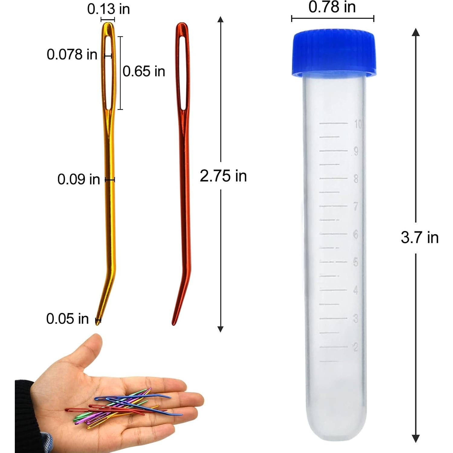 Agujas de Hilo Grande Mygeromon para Tapicería y Tejido - 10 Piezas