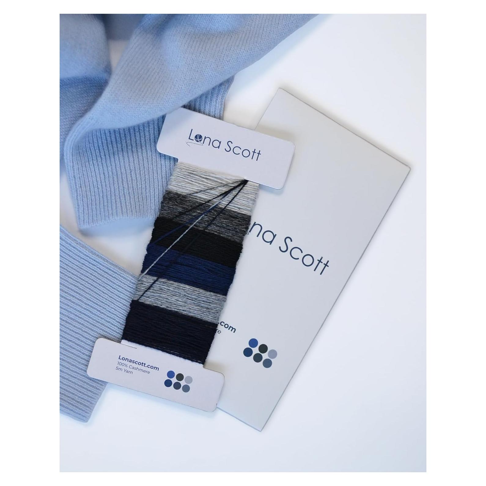 Hilo de Darnado de Cachemira Lona Scott 30m 6 Colores Mezclados