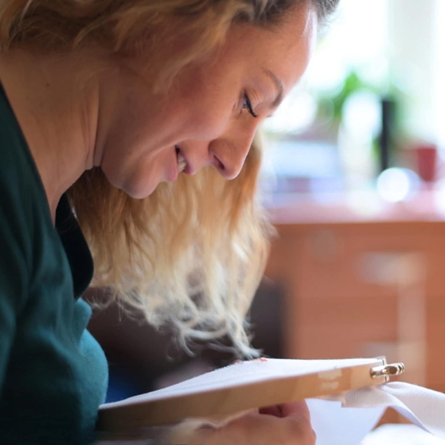 Set de 6 Aros de Bordado de Madera ZOCONE 15.24 cm