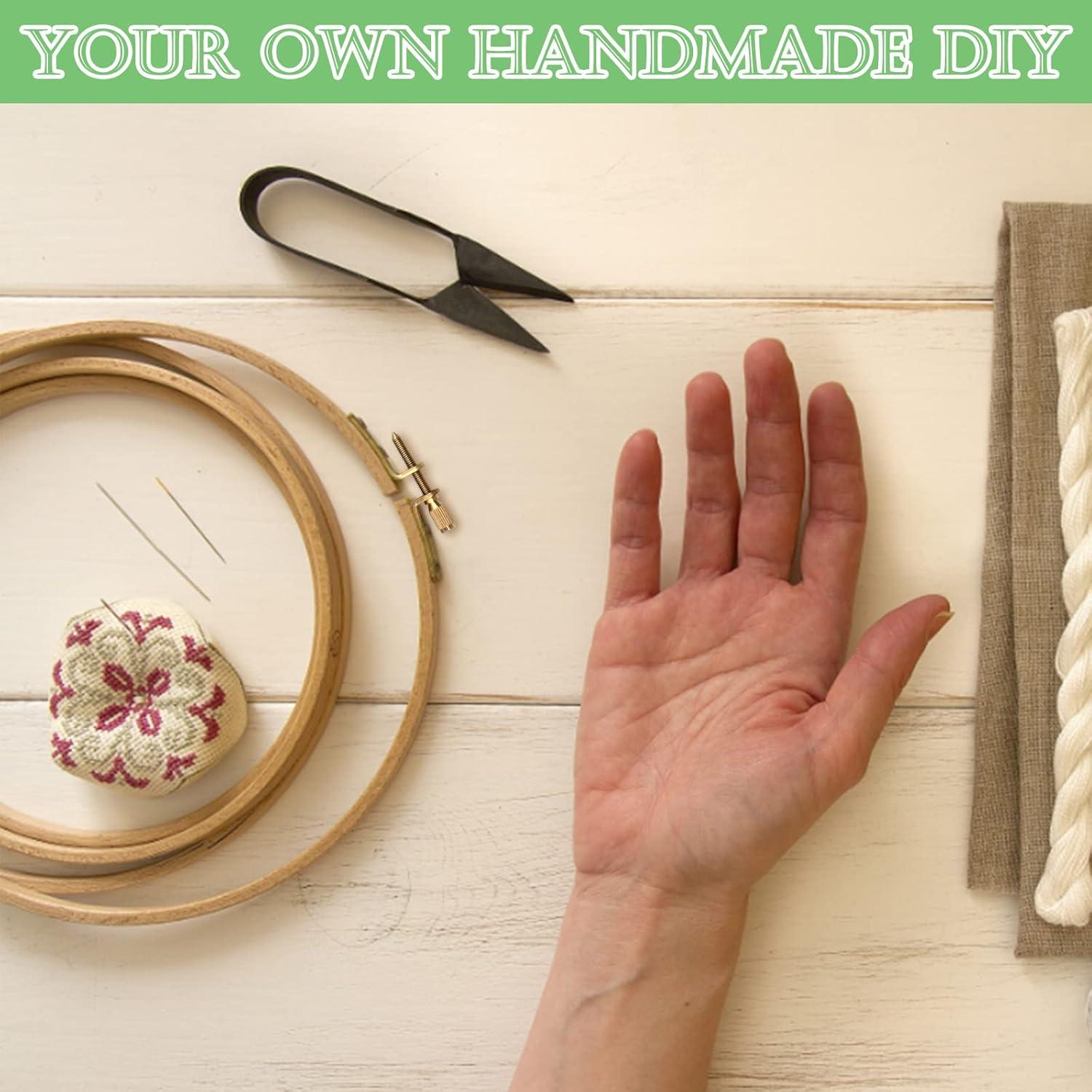 Set de 6 Aros de Bordado de Madera ZOCONE 15.24 cm