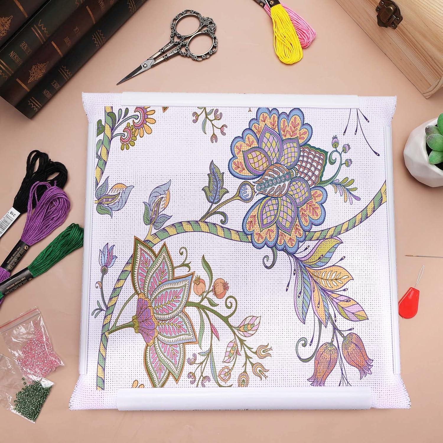 Aros de Bordado Cuadrados Pllieay - 3 Tamaños 15.2/20.3/27.9 cm