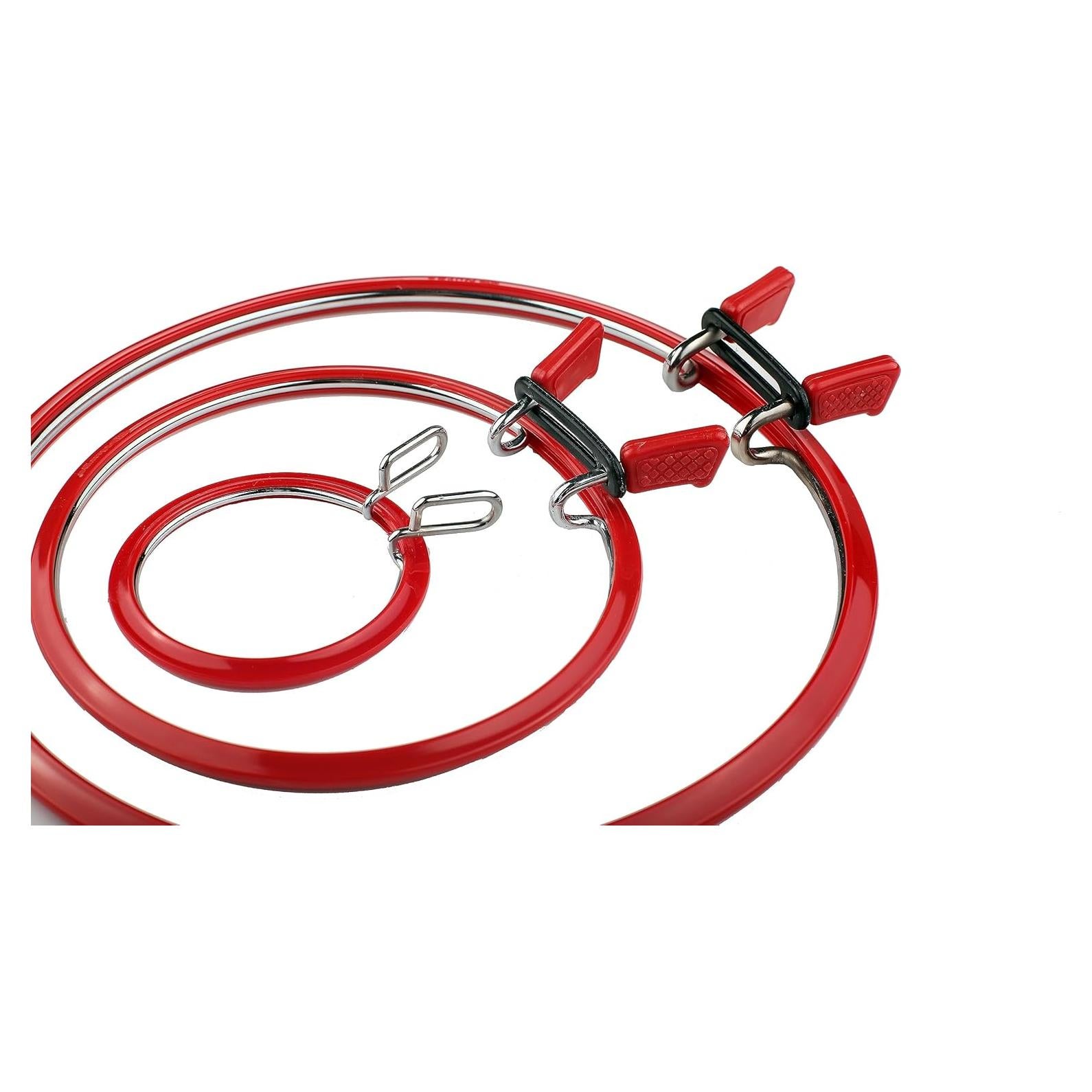 Aros de Bordado de Tensión de Metal NURGE - 3 Tamaños