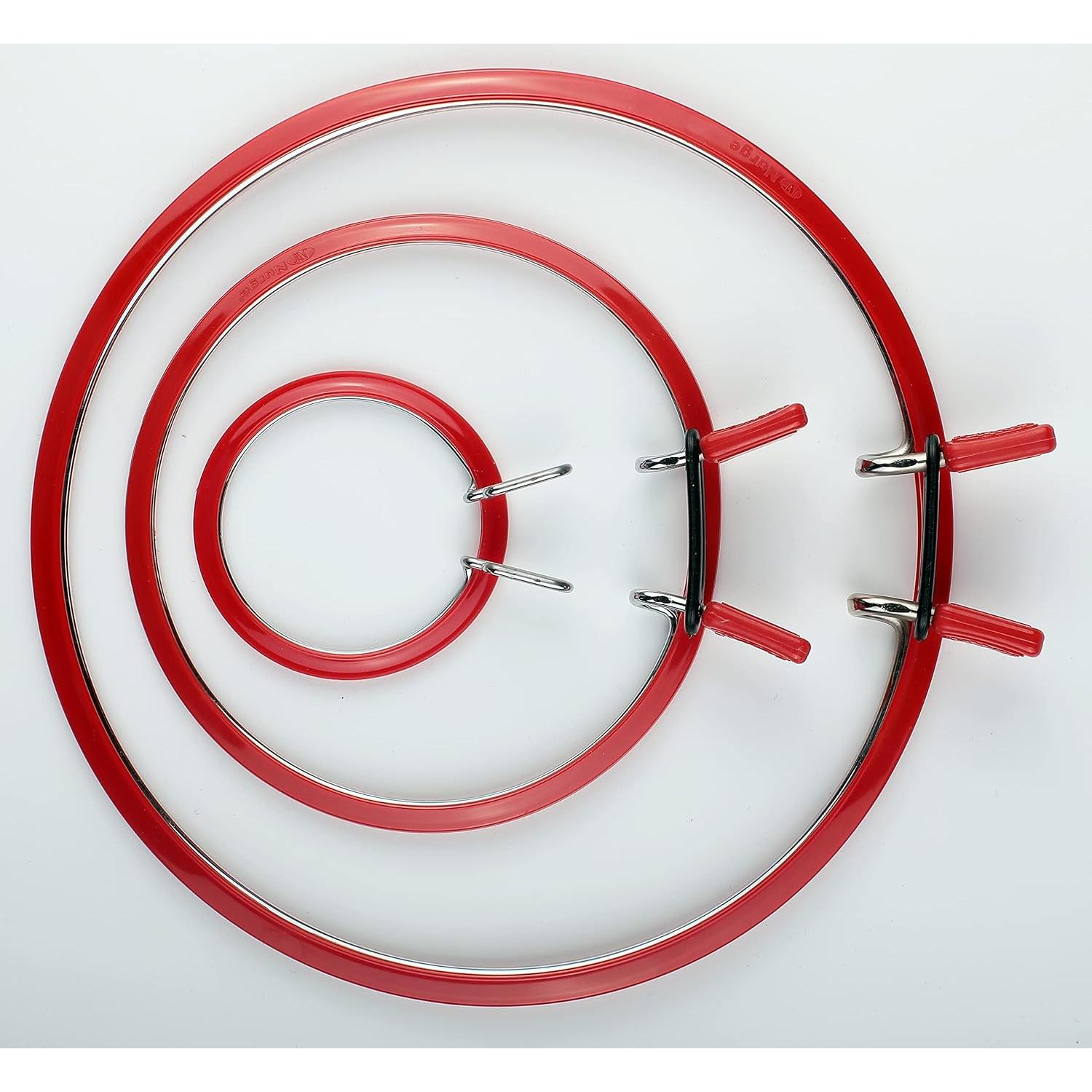 Aros de Bordado de Tensión de Metal NURGE - 3 Tamaños