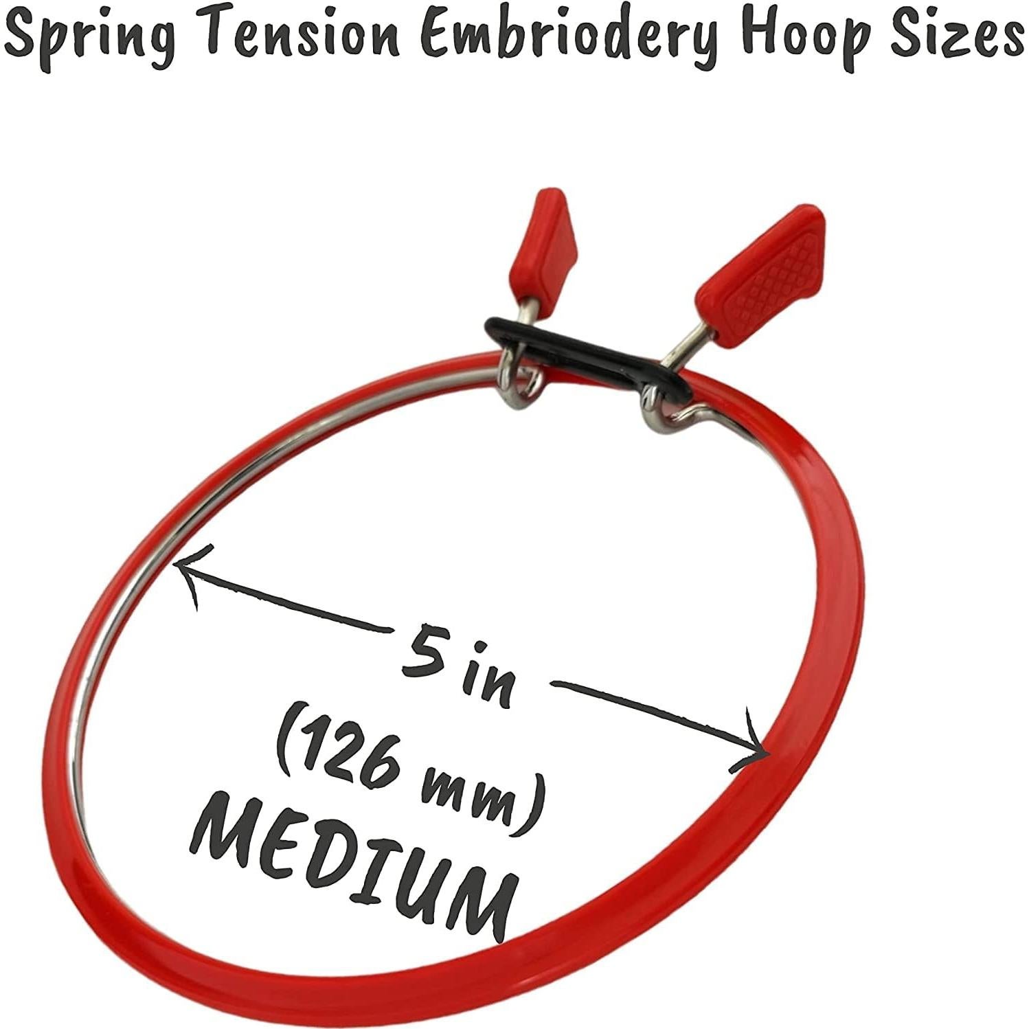 Aros de Bordado de Tensión de Metal NURGE - 3 Tamaños