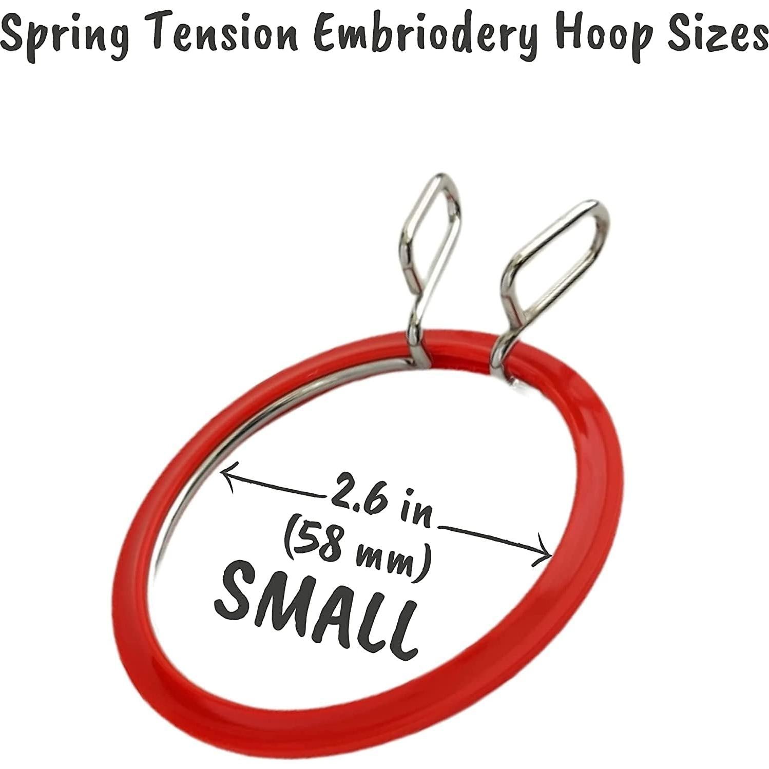 Aros de Bordado de Tensión de Metal NURGE - 3 Tamaños