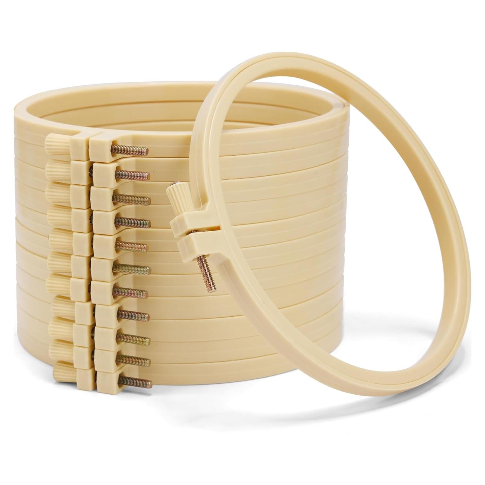 Aros de Bordado Caydo 12 Piezas 15 cm para Manualidades