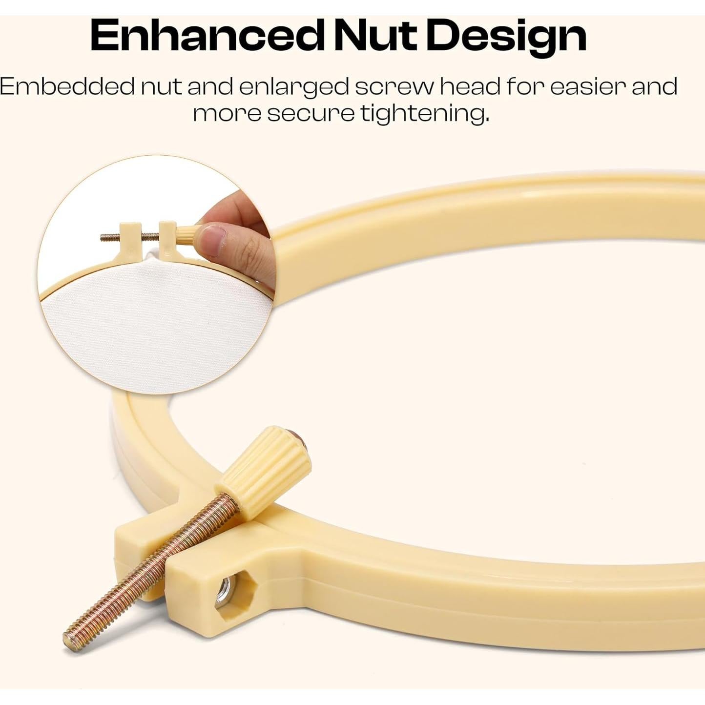 Aros de Bordado Caydo 12 Piezas 15 cm para Manualidades