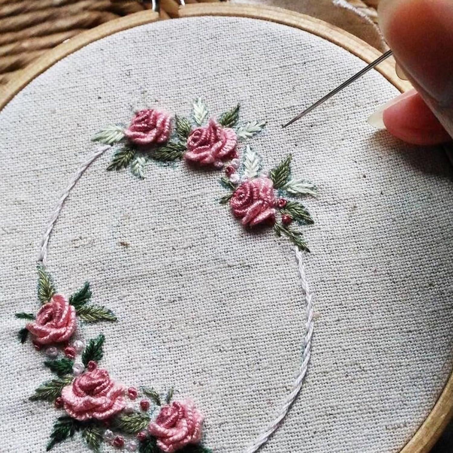 Set de 12 Aros de Bordado Redondos 20 cm GCVOPTON