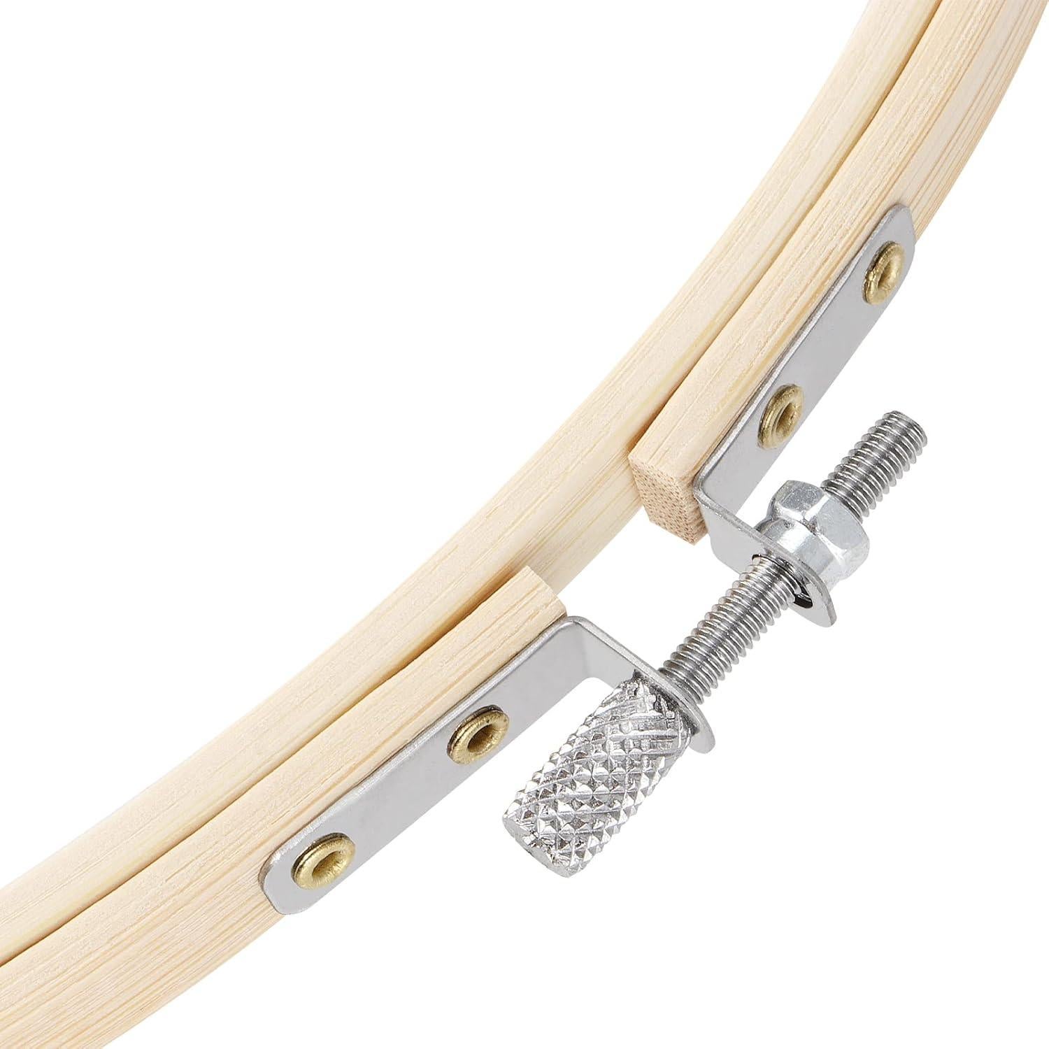 Aros de Bordado de Bambú SEHOI 14 Piezas 30.48 cm Ajustables