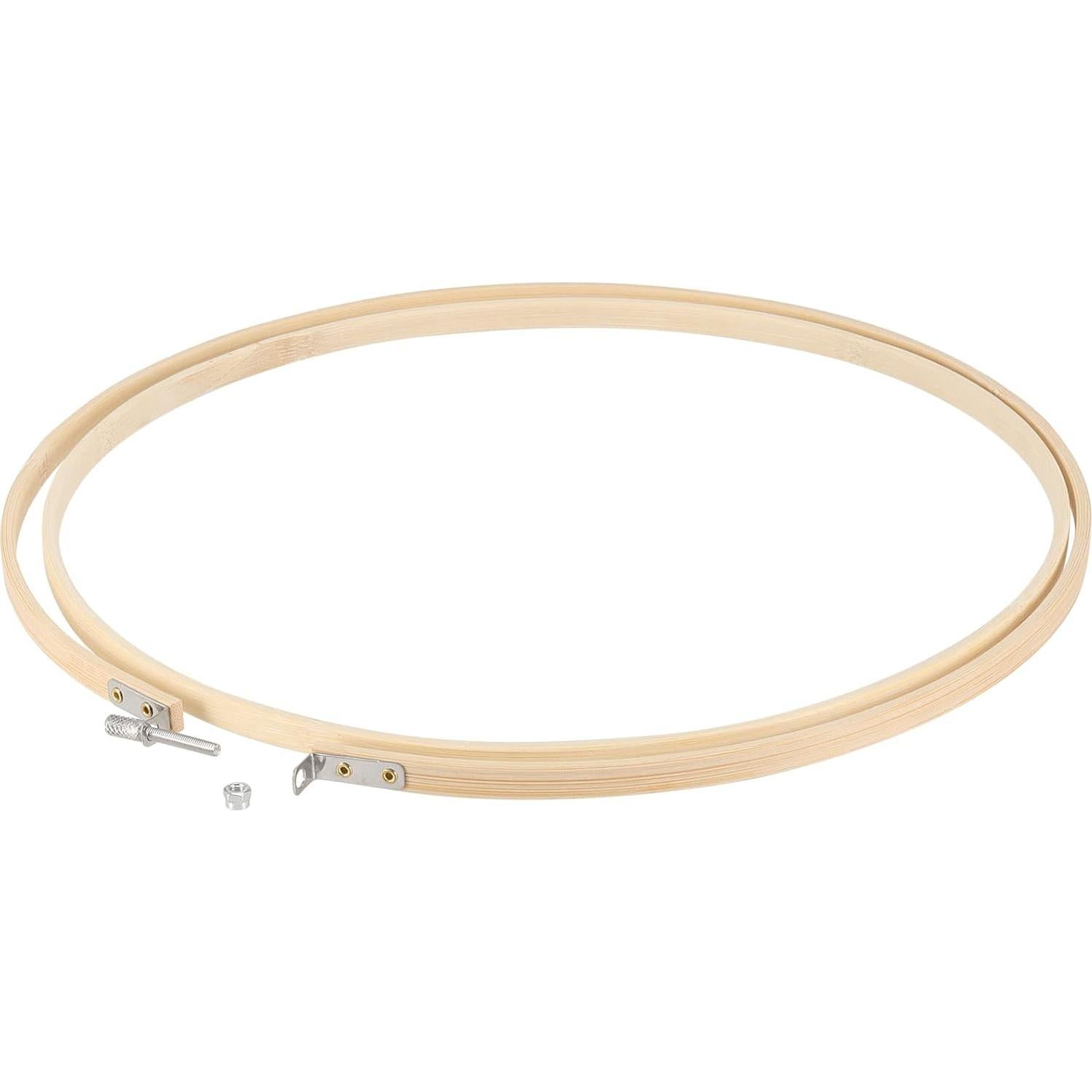 Aros de Bordado de Bambú SEHOI 14 Piezas 30.48 cm Ajustables