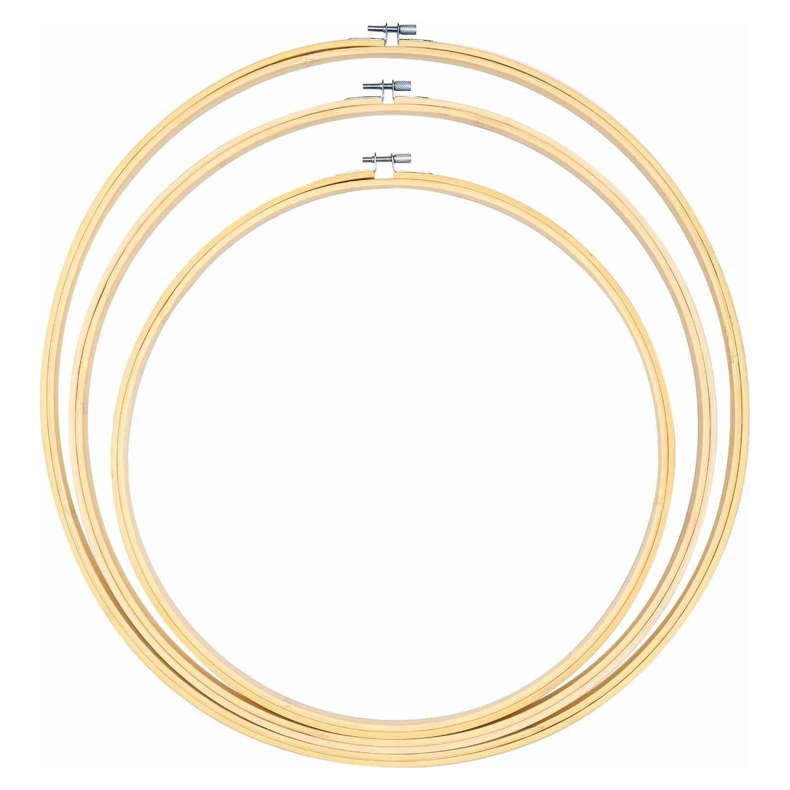 Kit de Aros de Bordado Caydo 3 Piezas 35/40/45 cm