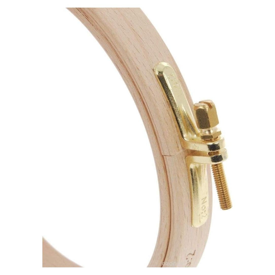 Aro de Bordado de Madera Nurge 220mm con Tornillo Ajustable