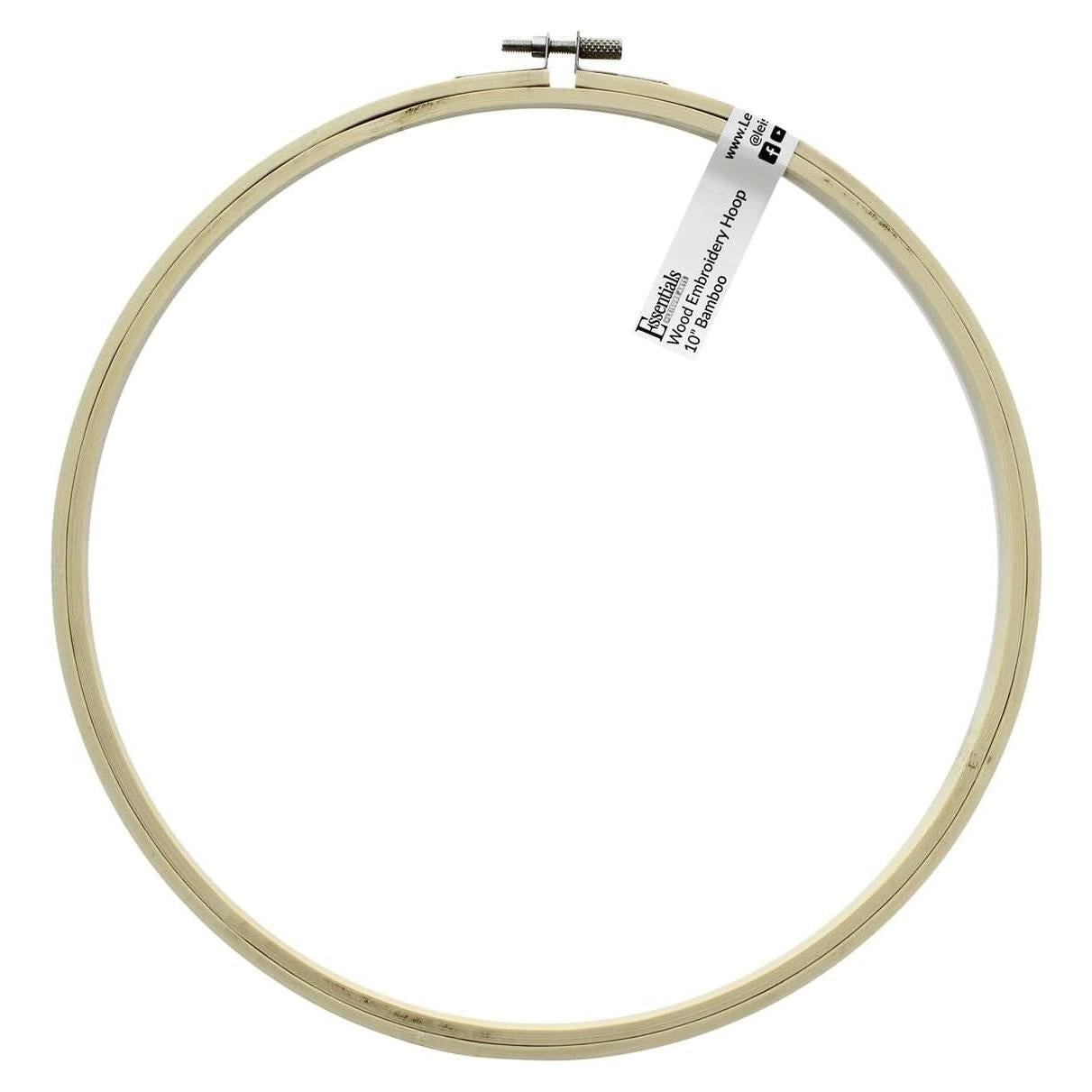 Aro de Bordado de Madera 10" Esenciales de Artes de Ocio