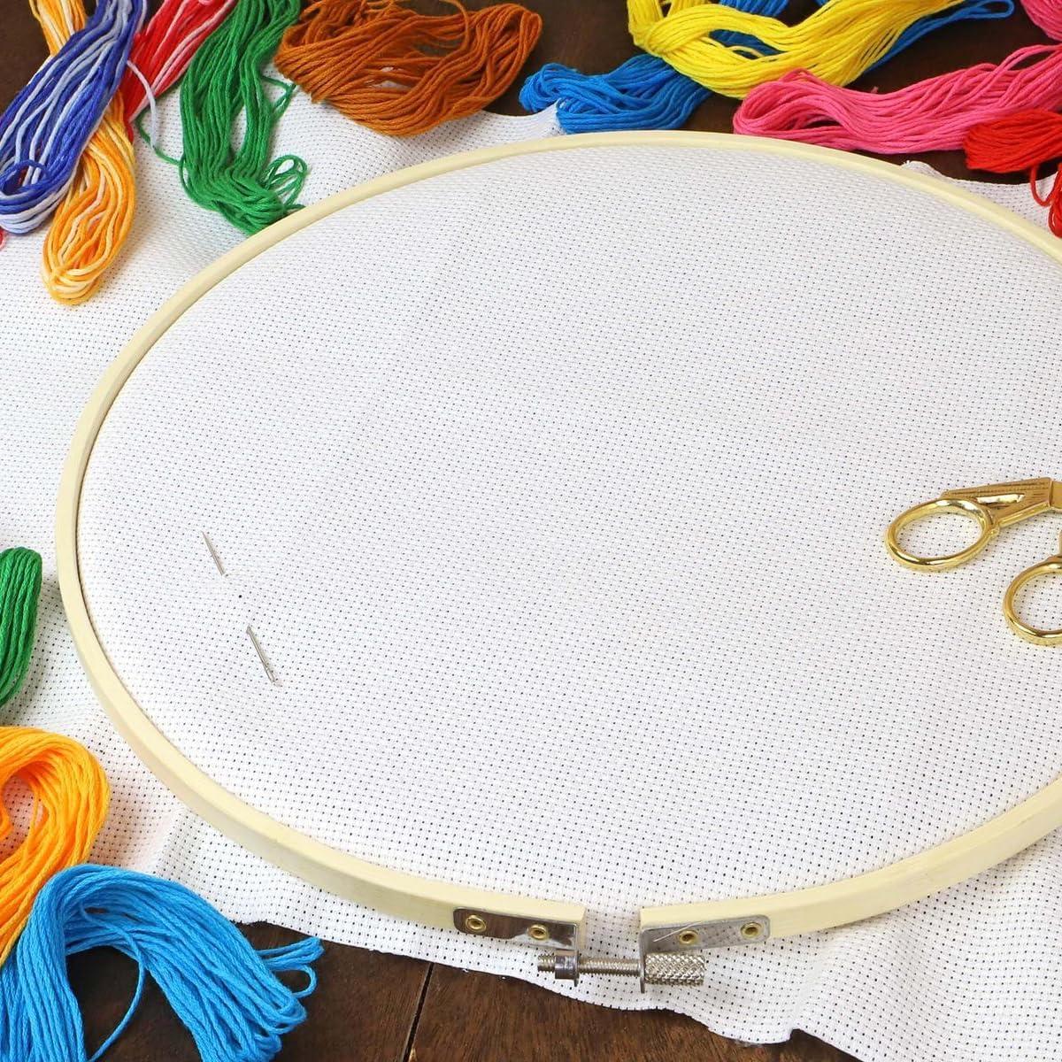 Aro de Bordado de Madera 10" Esenciales de Artes de Ocio