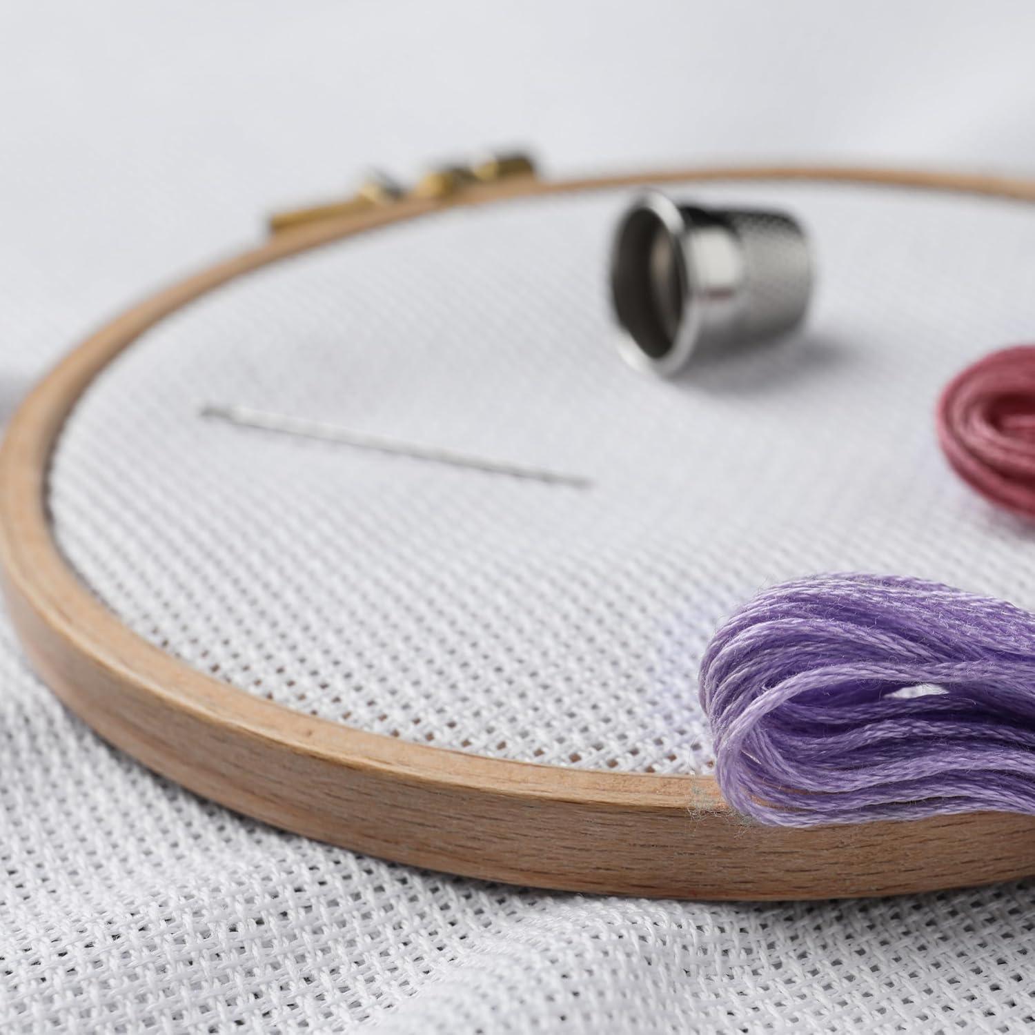 Aro de Bordado de Madera 10" Esenciales de Artes de Ocio