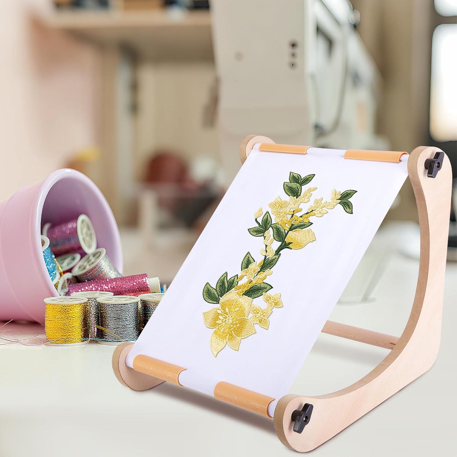 Soporte de Mesa de Bordado Ajustable codree - Madera 43.94x29cm