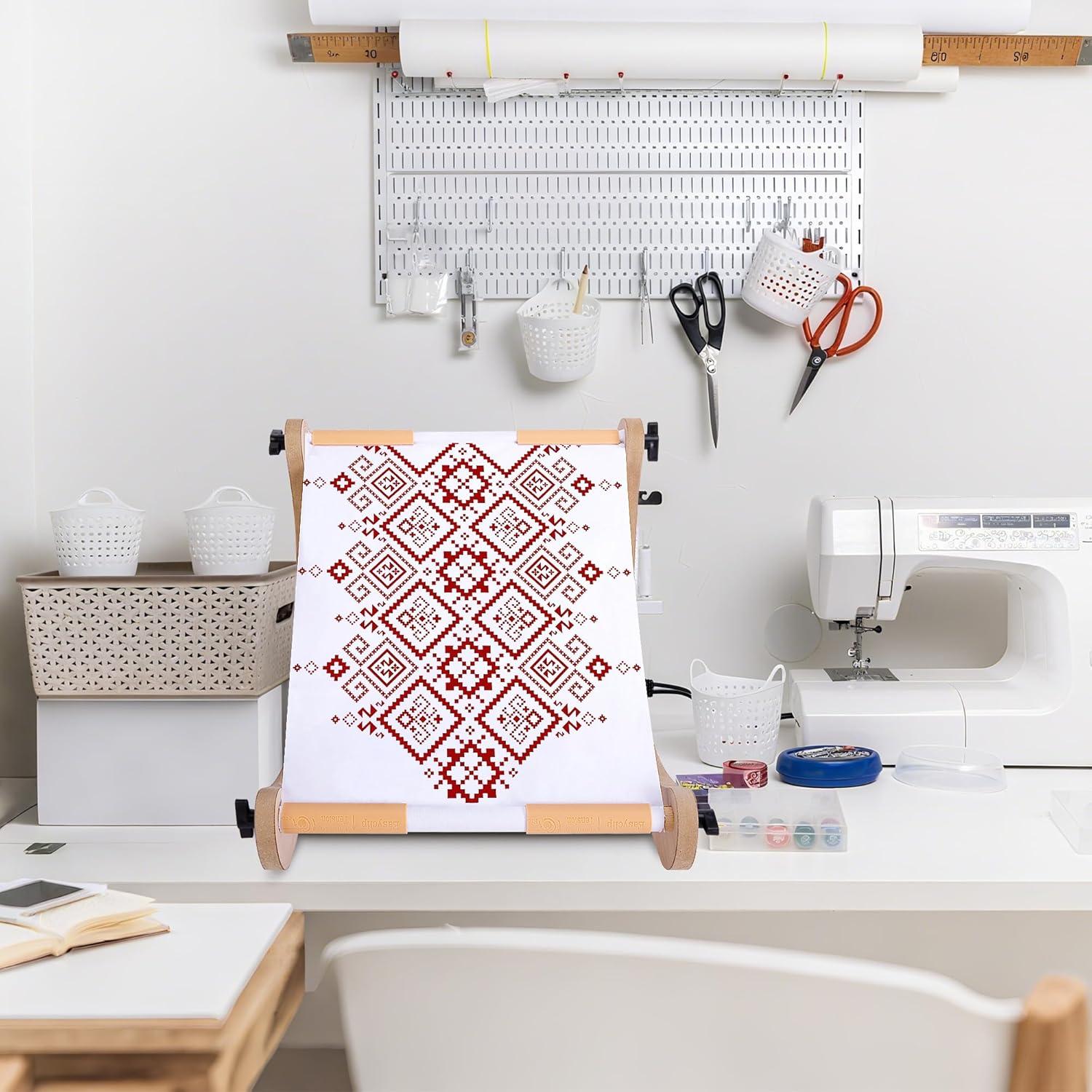 Soporte de Mesa de Bordado Ajustable codree - Madera 43.94x29cm