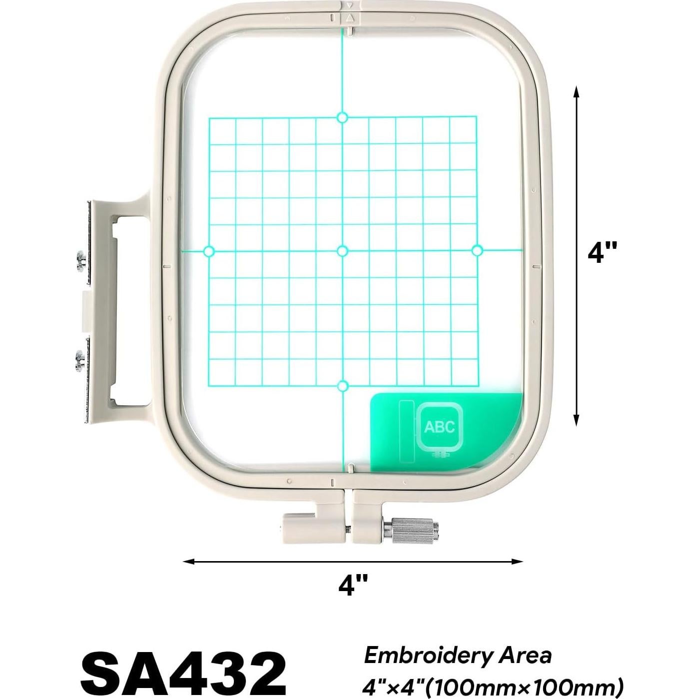 Aro de Bordado Sew Tech SA432 4x4" para Brother y Babylock
