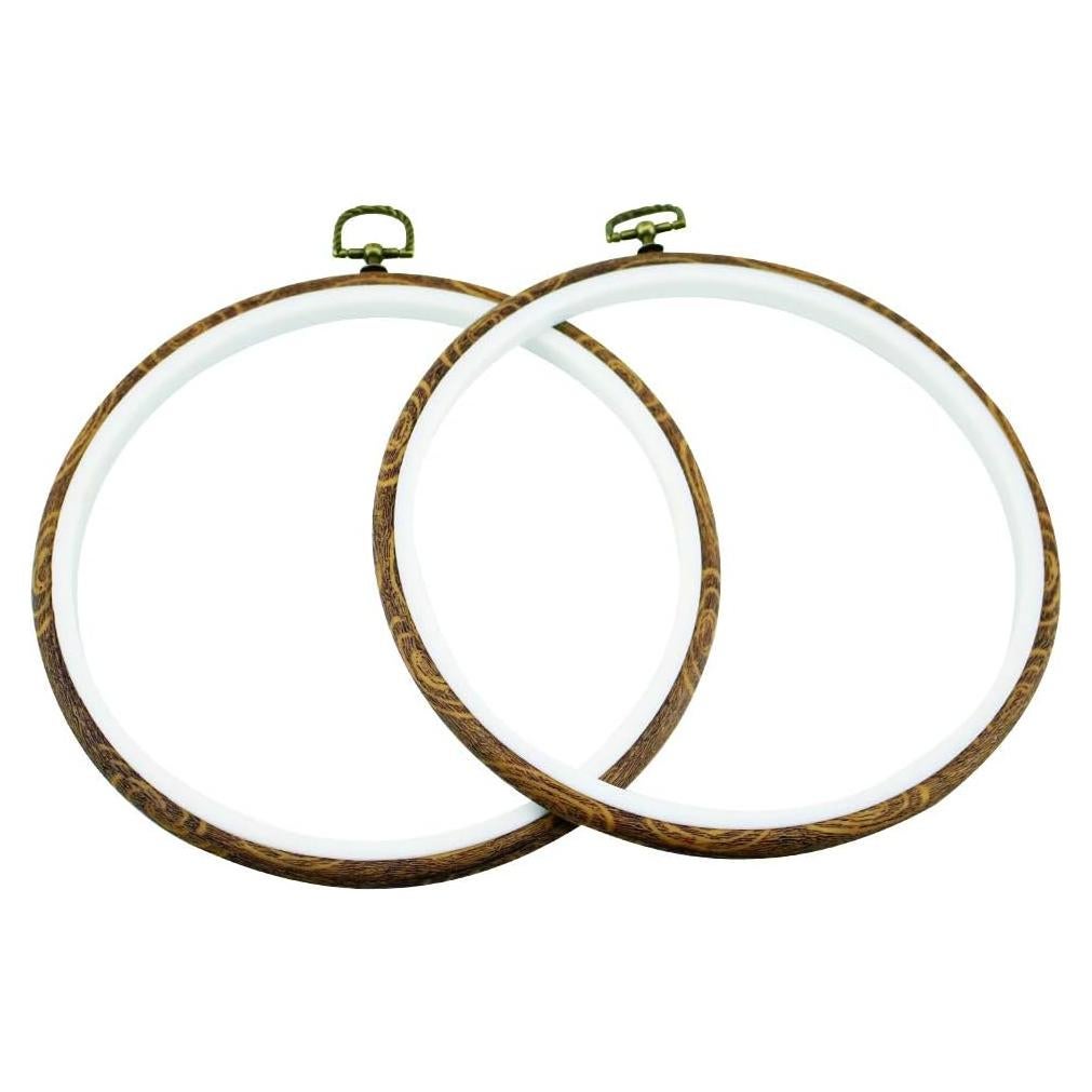 Aros de Bordado Redondos Guofa 20cm 2Pcs Decorativos