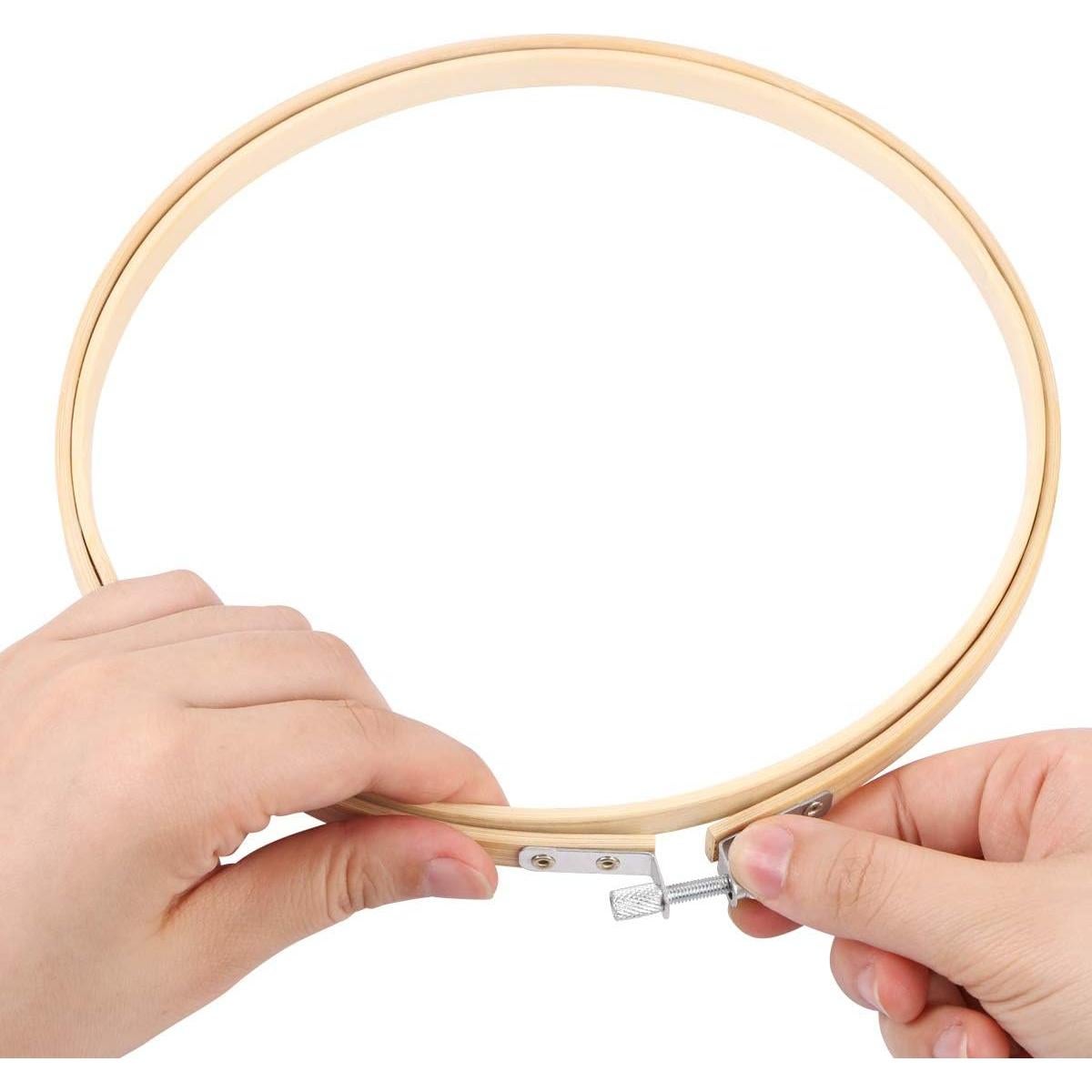 Paquete de 3 Aros de Bordado KISSBUTY 20 cm de Bambú