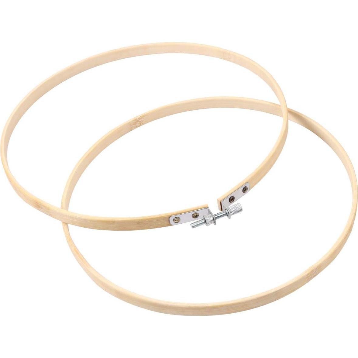 Paquete de 2 Aros de Bordado KISSBUTY 20cm de Bambú