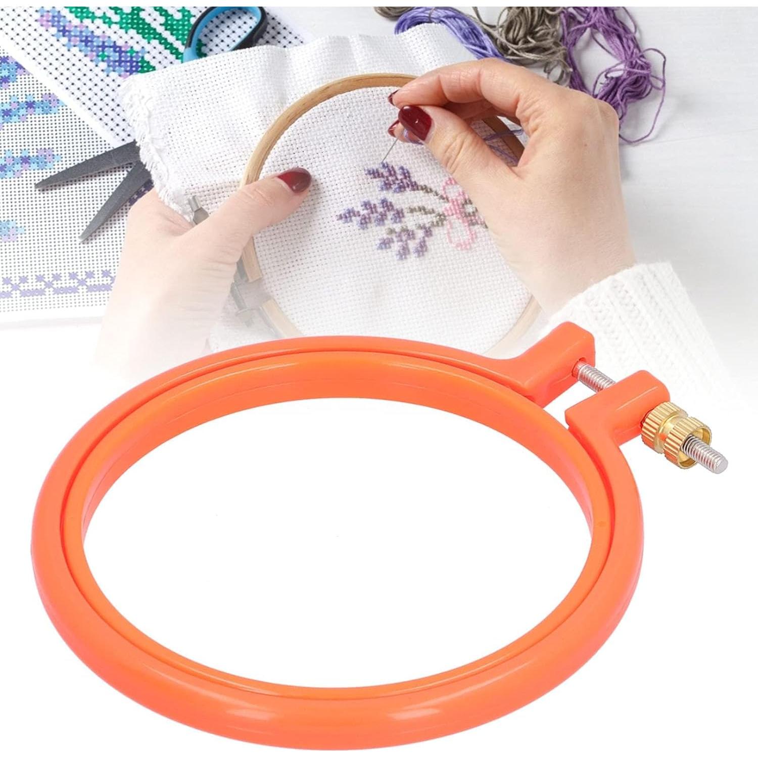 Aro de Bordado de 10 cm Cyrank - Plástico Reutilizable
