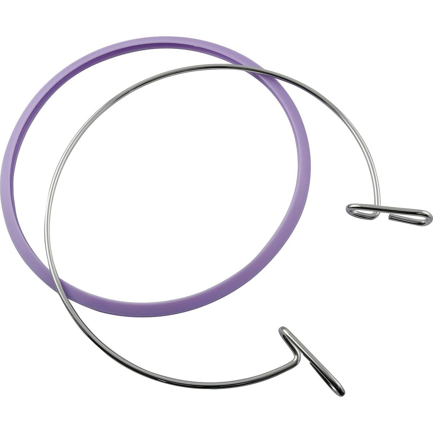 Aro de Bordado de Metal Batino 18.4 cm Púrpura
