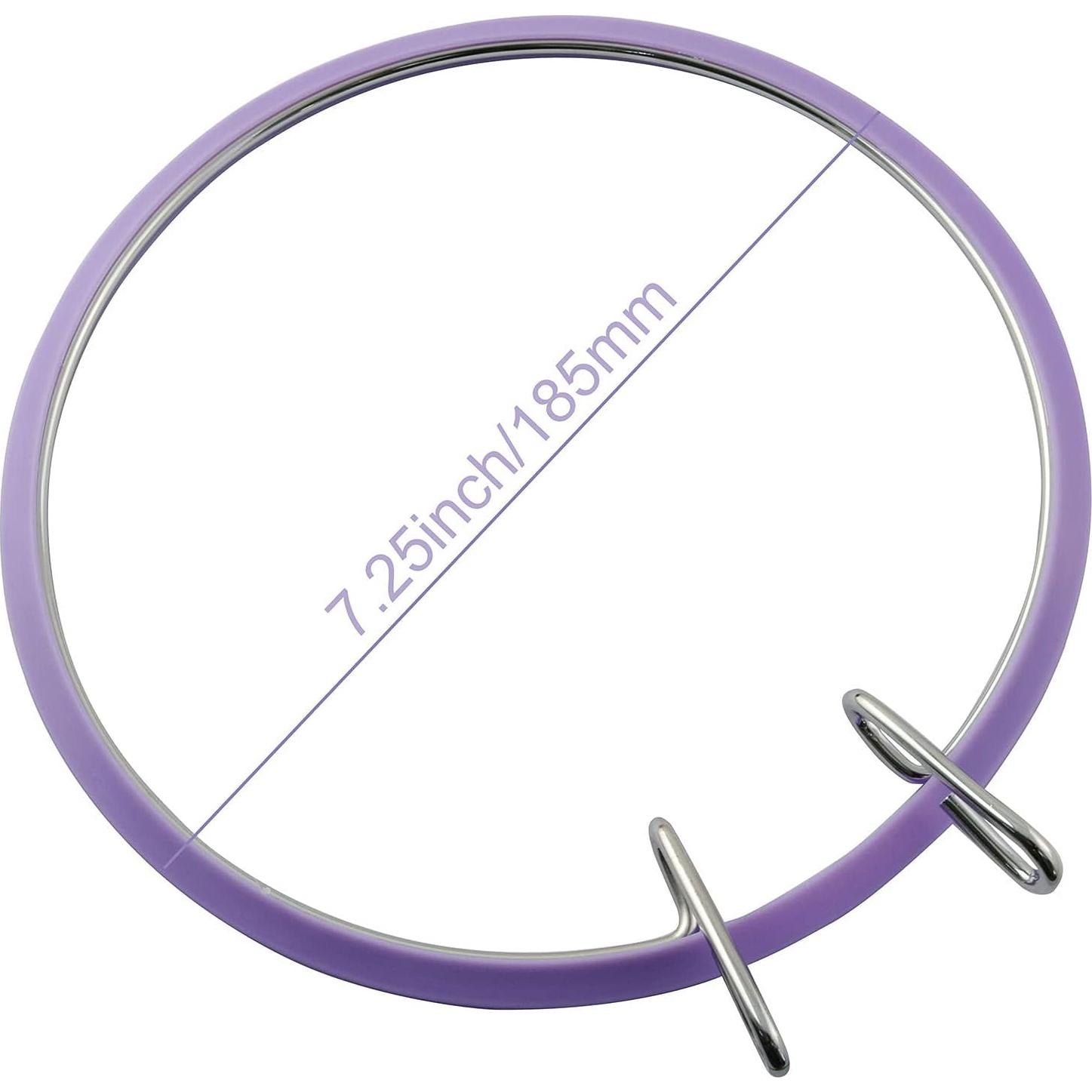 Aro de Bordado de Metal Batino 18.4 cm Púrpura