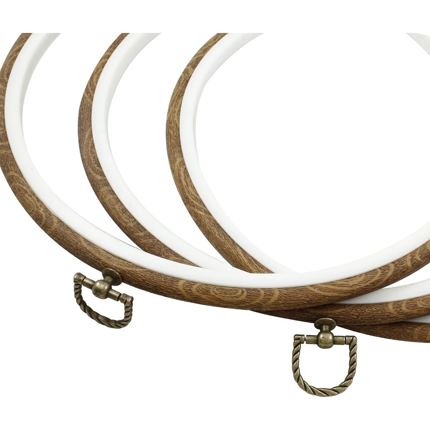 Aros de Bordado Bonsicoky 26cm - 3 Pcs para Manualidades