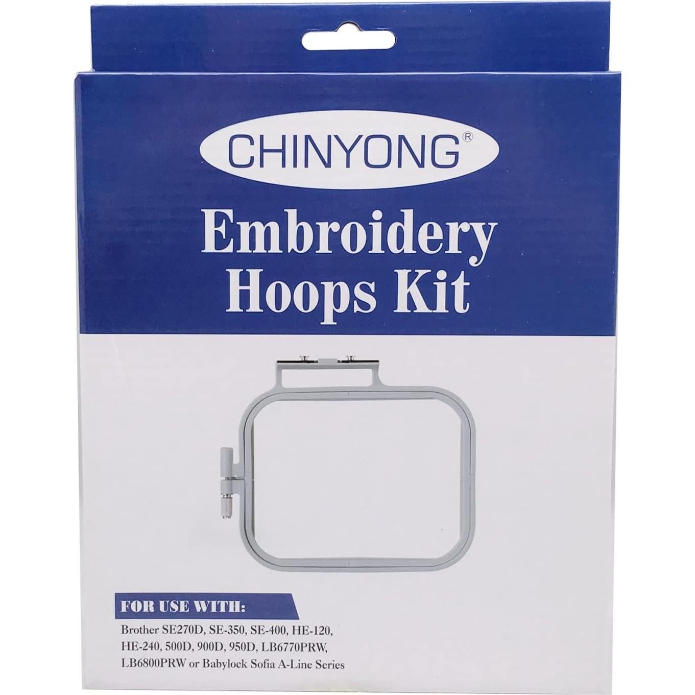 Aro de Bordado YEQIN 10.16x10.16cm para Brother SE400 SE625