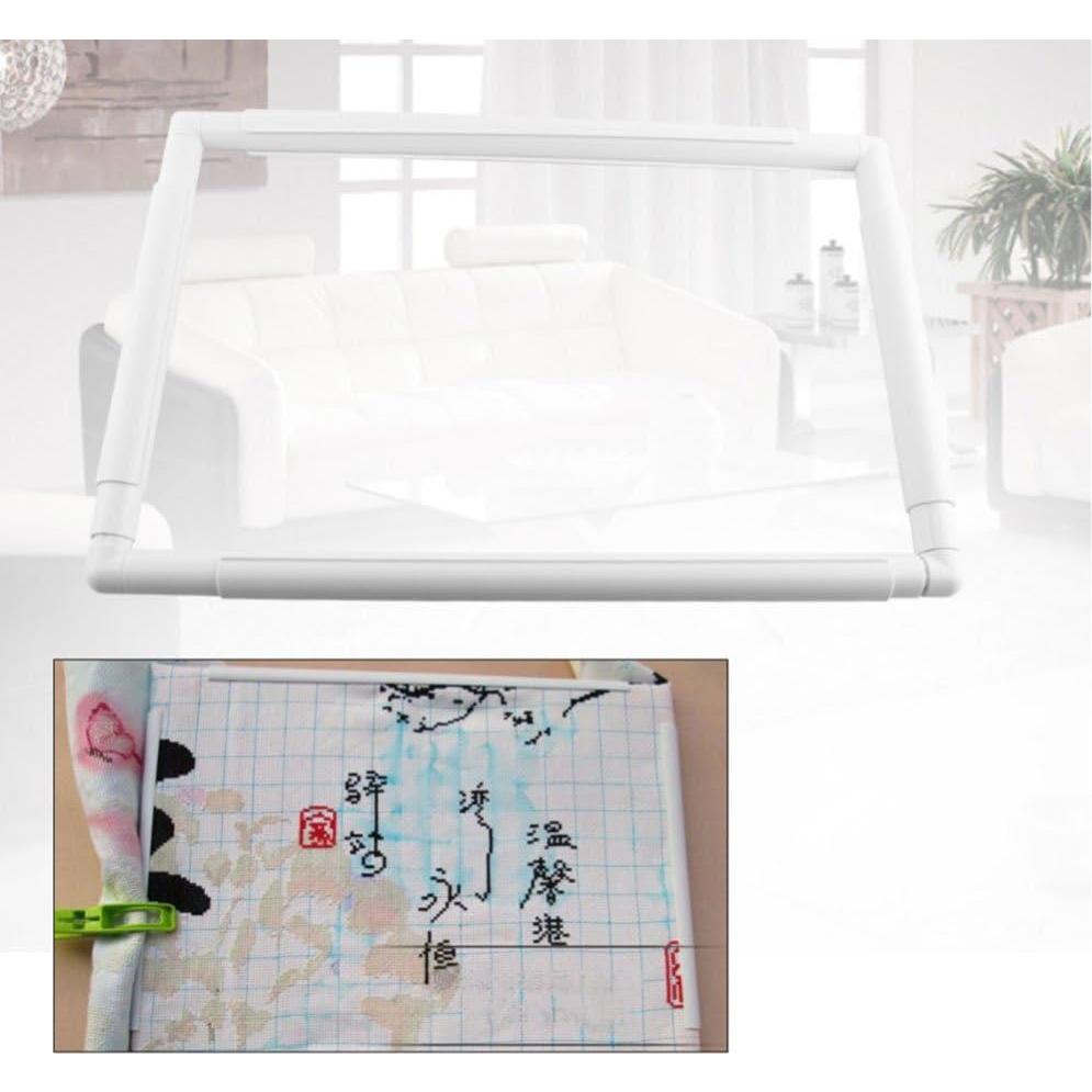 Marco de Bordado Cuadrado ZKer 43x43 cm para Punto de Cruz