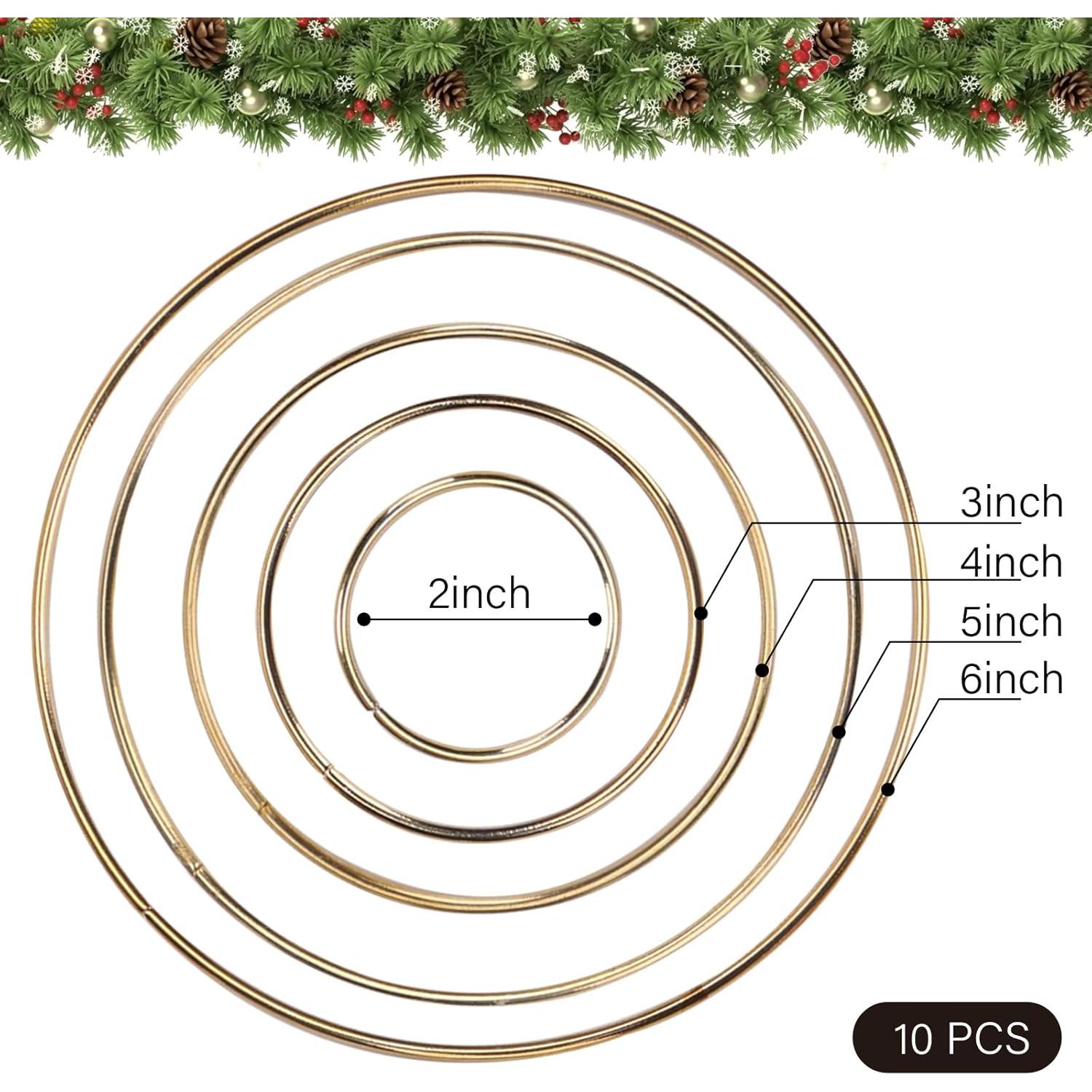 Anillos Atrapa Sueños BigOtters 10PCS Metal Dorado 5 Tamaños